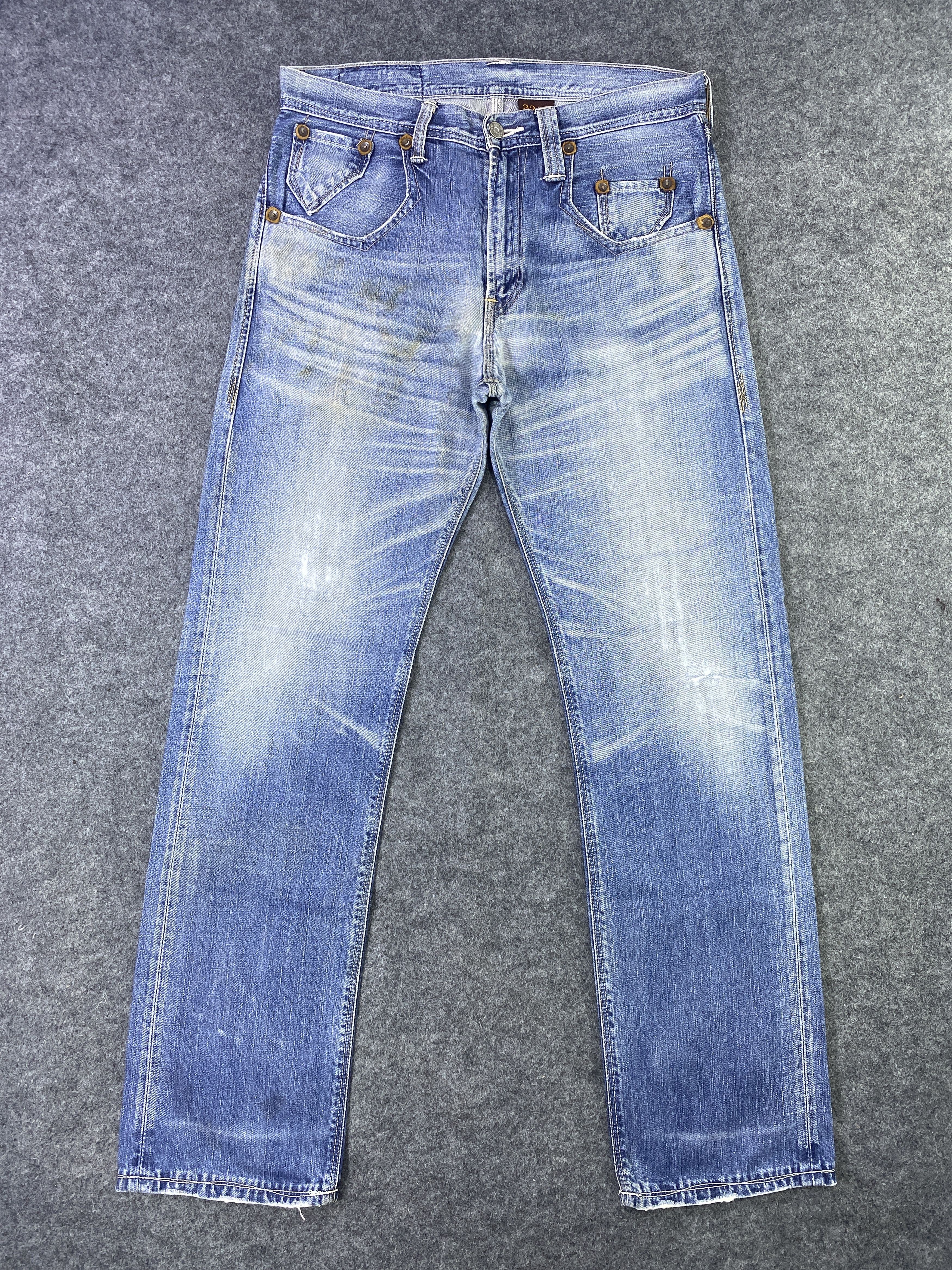 Levi's Vintage Levi's 502 Distresses Blue Wash Jeans - J882 Size US 32 / EU 48 - 1 Thumbnail
