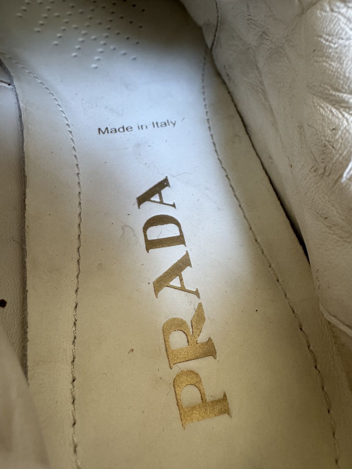 Prada Nappa leather logo sneakers Size US 7.5 / EU 40-41 - 9 Thumbnail