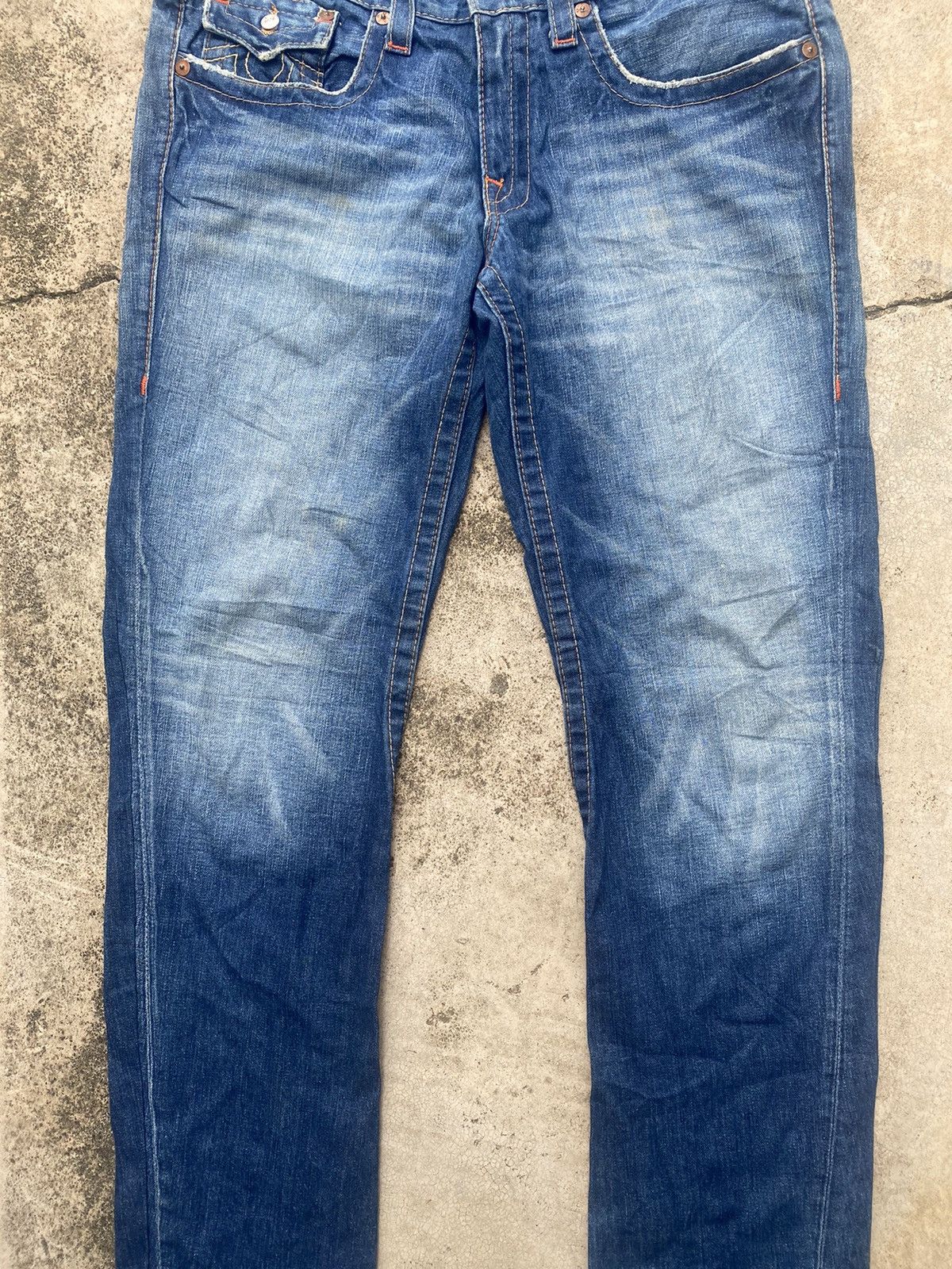 If Six Was Nine × Japanese Brand × True Religion True Religion Straight Cut Jeans Size US 37 - 8 Thumbnail