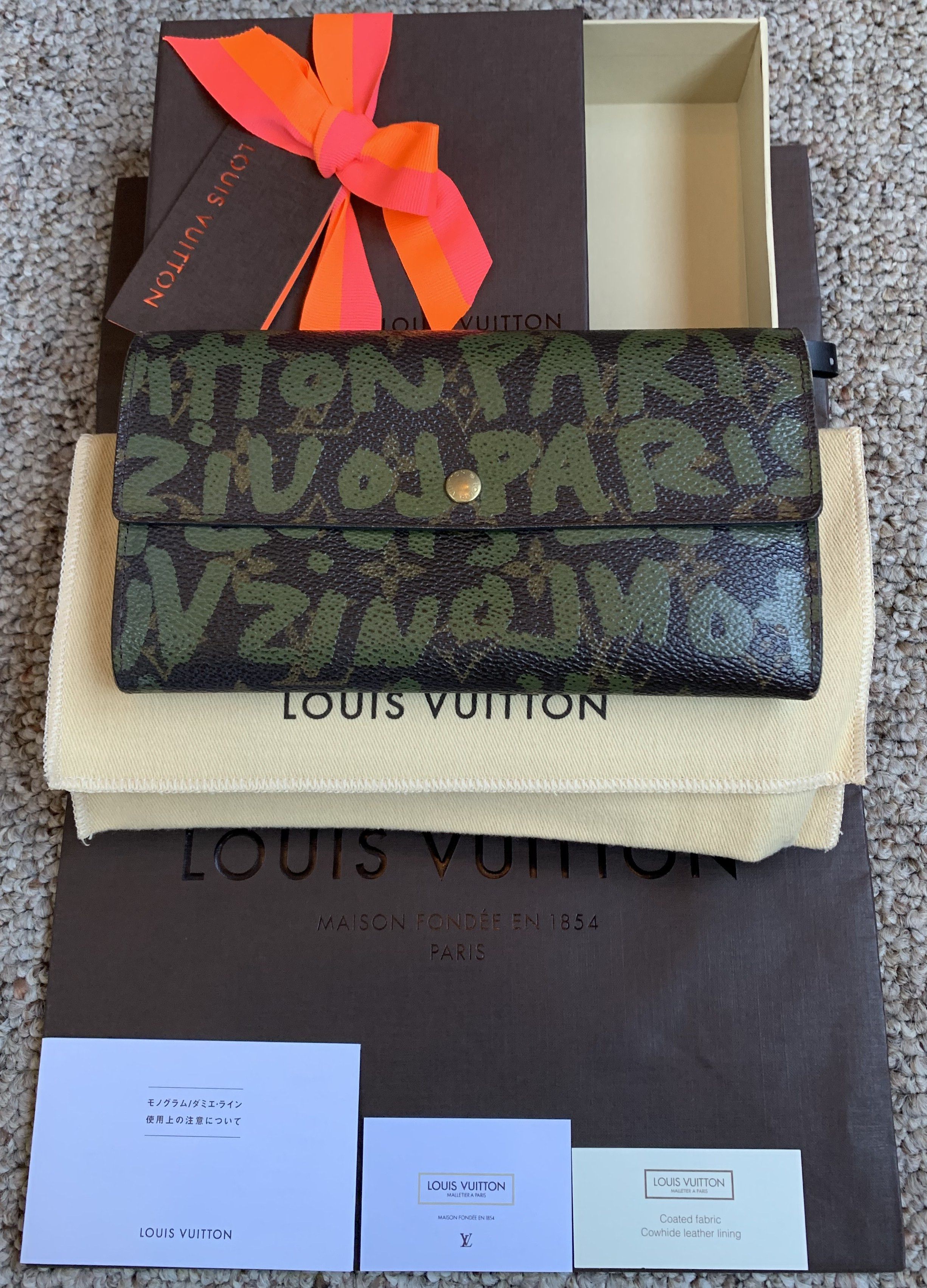 Louis Vuitton × Stephen Sprouse S/S 2001 Louis Vuitton x Sprouse Graffiti Monogram Wallet Size ONE SIZE - 1 Thumbnail