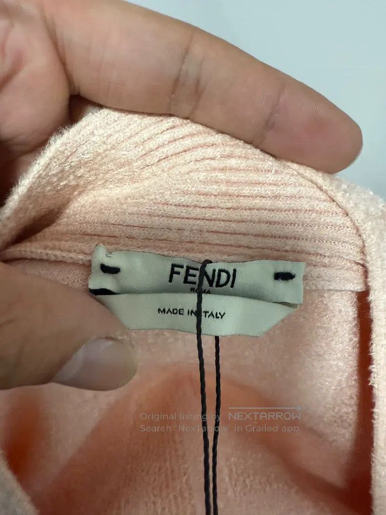Fendi Fendi FF Printed Terry Cardigan Size XS / US 0-2 / IT 36-38 - 4 Thumbnail