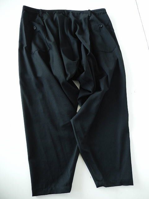 Yohji Yamamoto Yohji Yamamoto Pour Homme - W/Gabardine Drape Pants Size US 30 / EU 46 - 18 Thumbnail