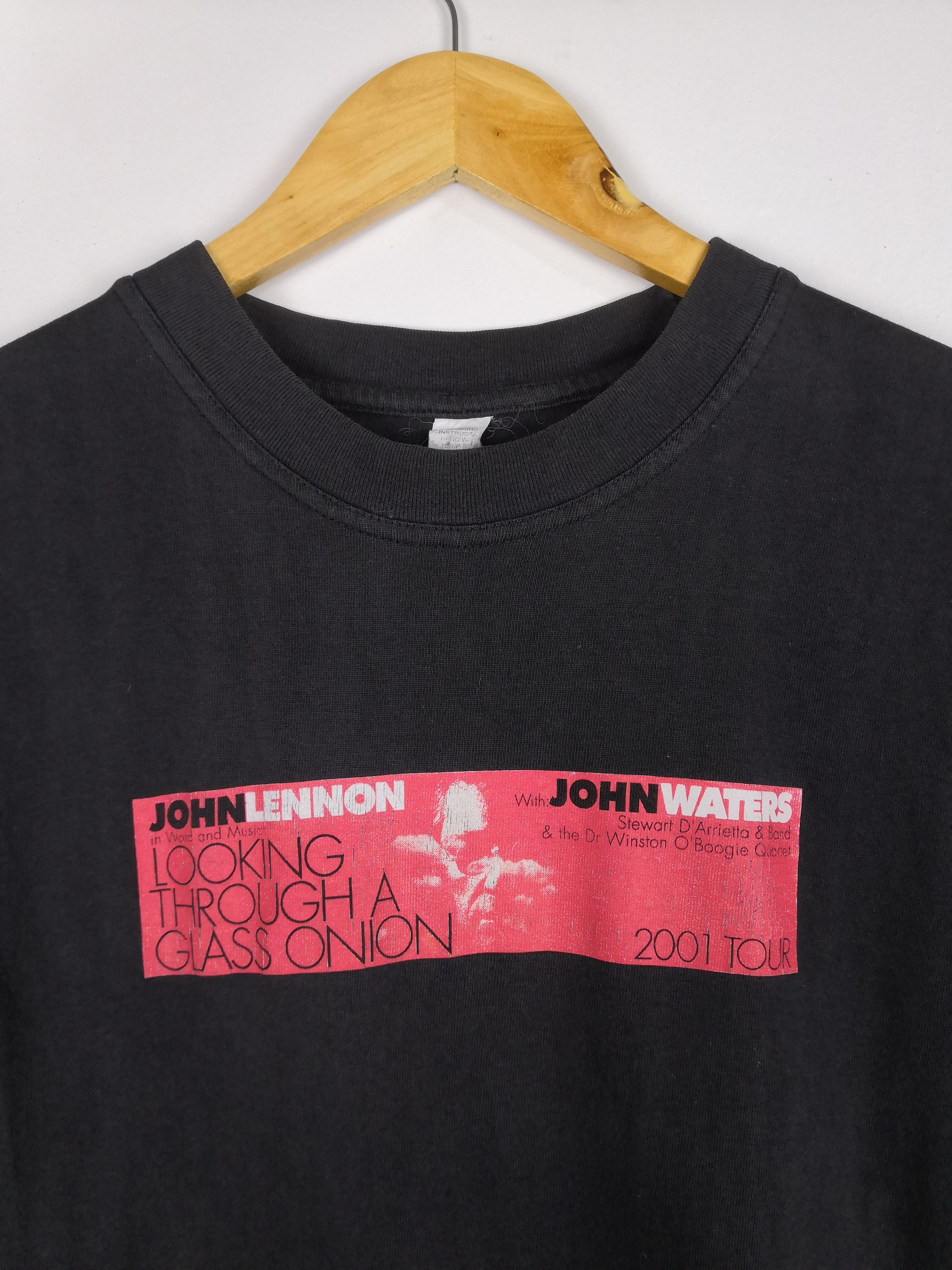 Band Tees Vintage John Lennon T-Shirt Tour Tee Paul McCartney Elton Size US L / EU 52-54 / 3 - 2 Thumbnail