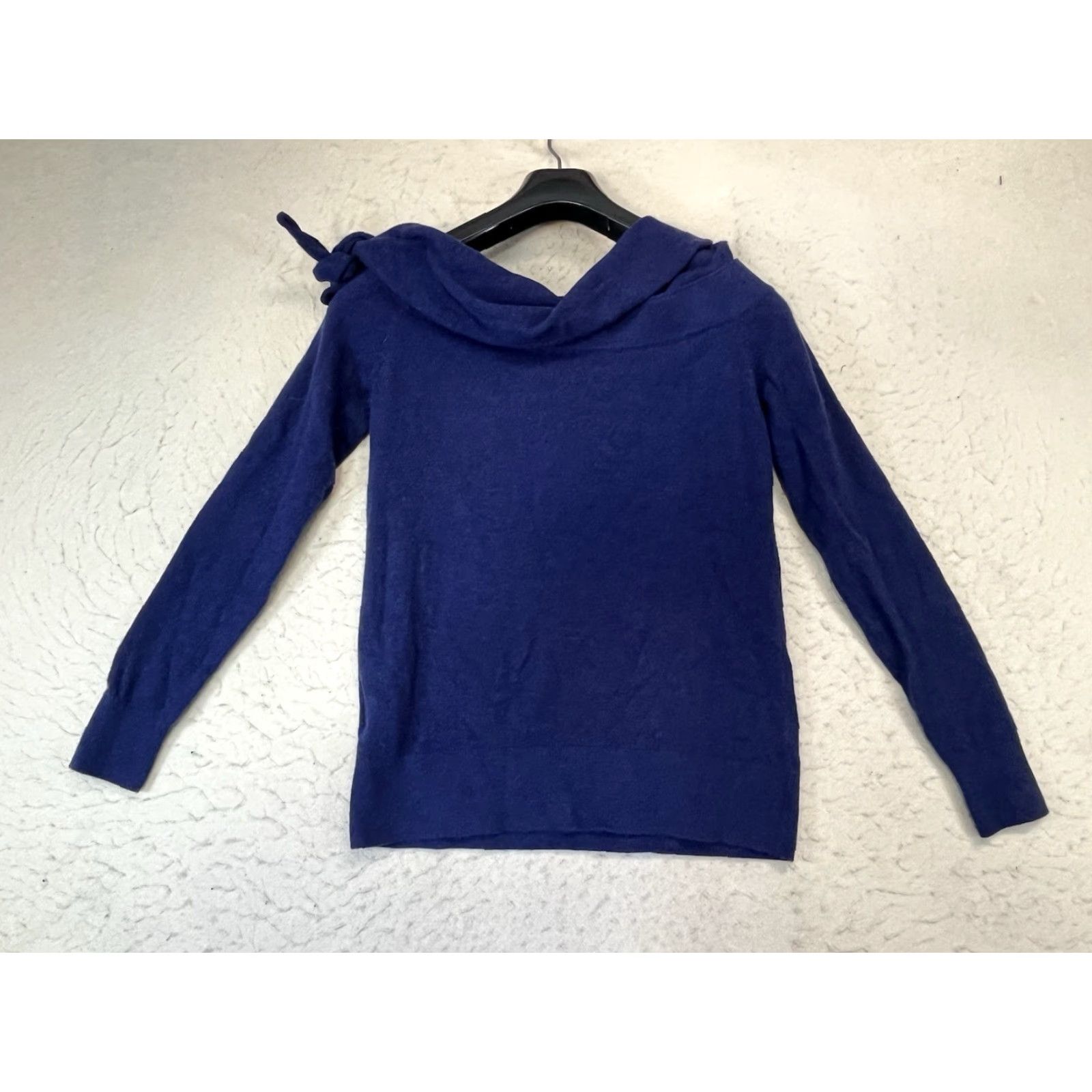 Club Monaco Club Monaco Sweater Blue Cashmere Mock Neck Women’s Size Small Size S / US 4 / IT 40 - 2 Thumbnail