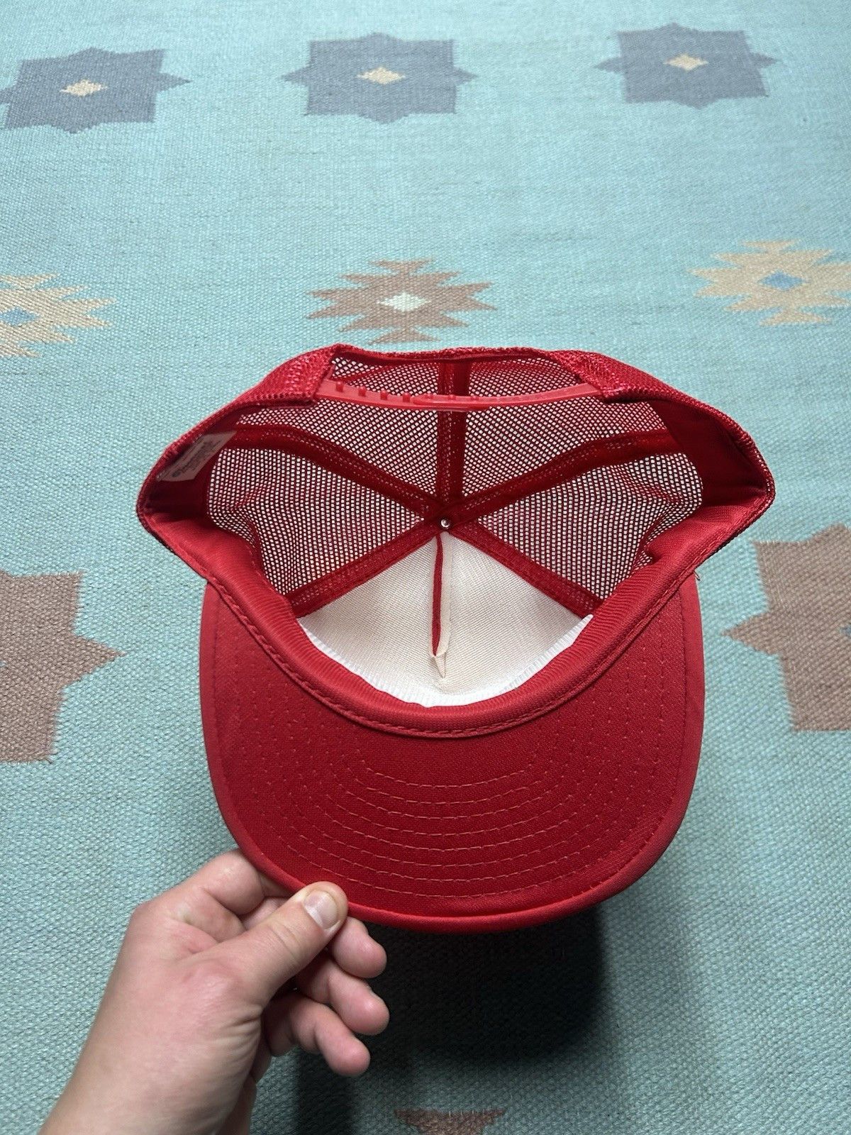 Vintage Vtg trucker hat linden lawn care Swartz creek Michigan tree Size ONE SIZE - 5 Thumbnail