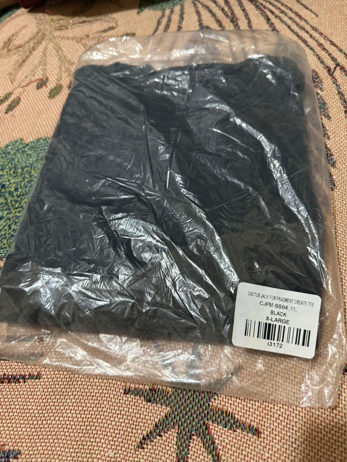 Fragment Design × Travis Scott Cactus jack for Fragment create tee washed Black XL Size US XL / EU 56 / 4 - 3 Thumbnail