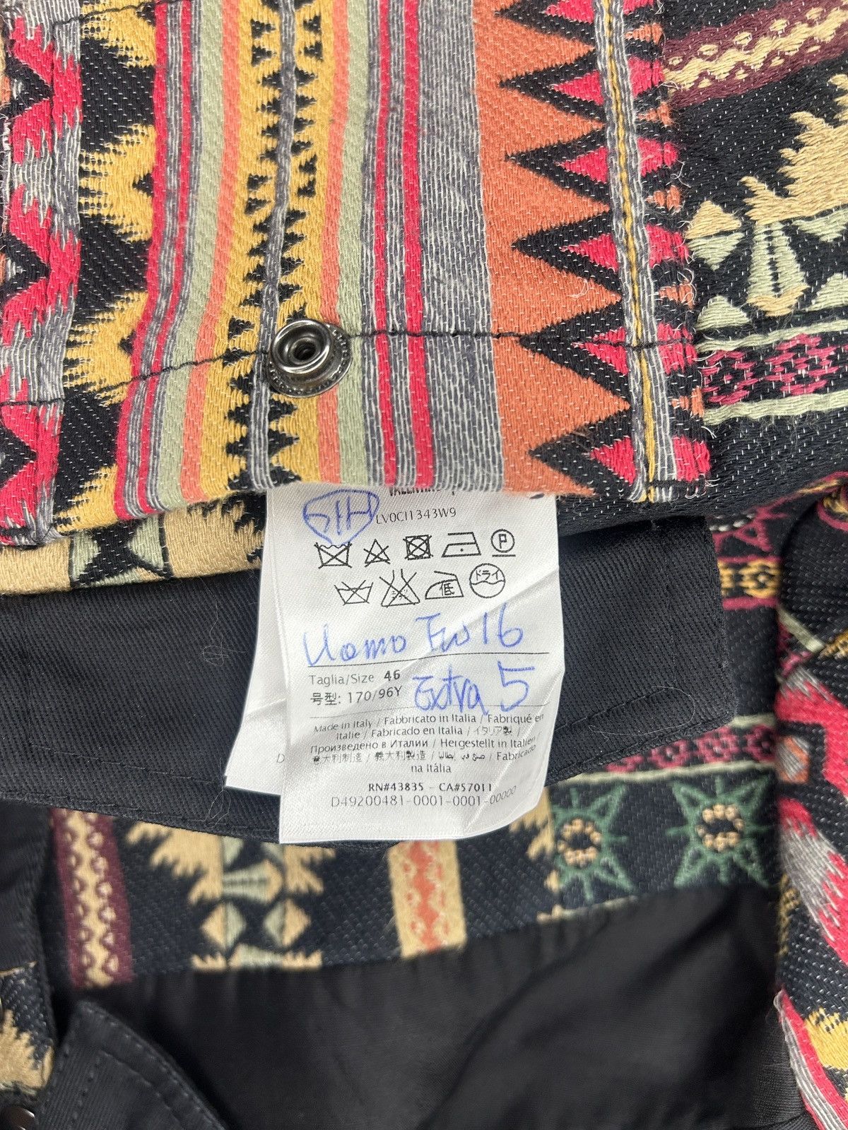 Valentino F/W 16 Sample Patchwork Overshirt Size US S / EU 44-46 / 1 - 17 Thumbnail