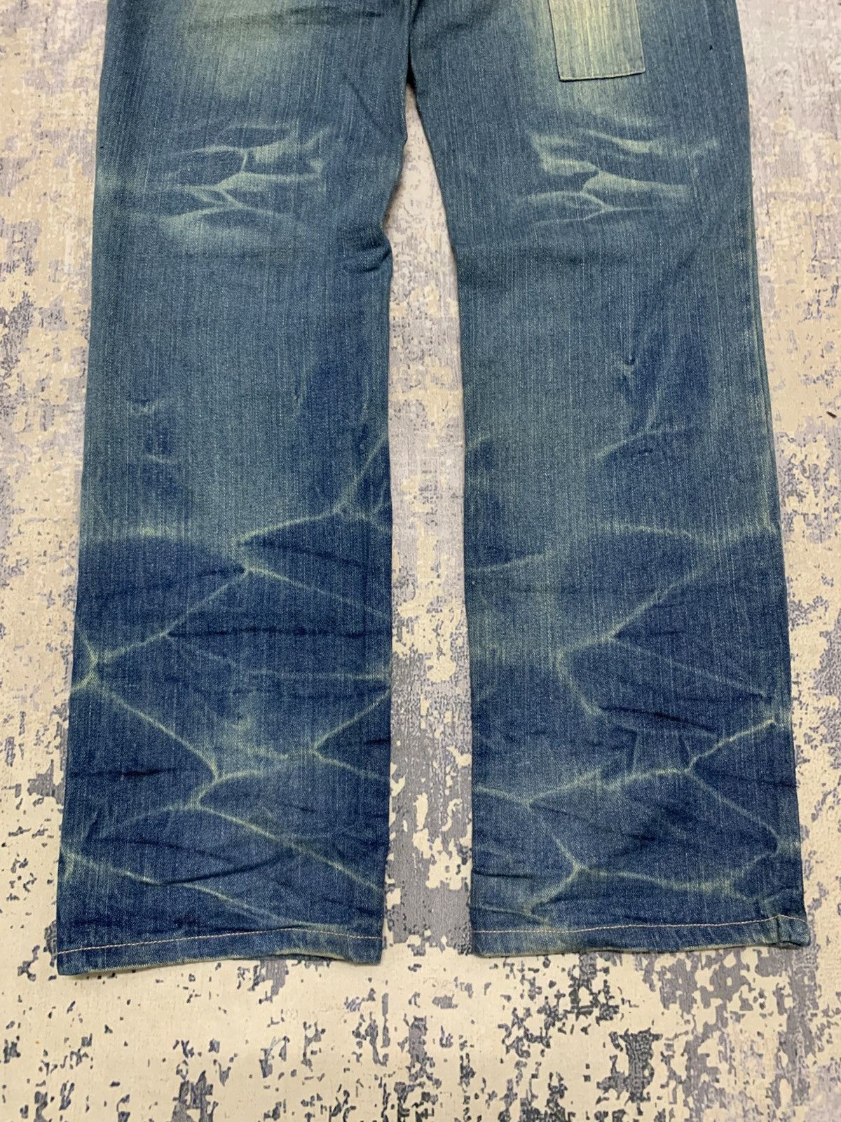 Japanese Brand Archive Japanese Sukajan Gumu Distressed Patchwork Jeans 32 Size US 32 / EU 48 - 10 Thumbnail