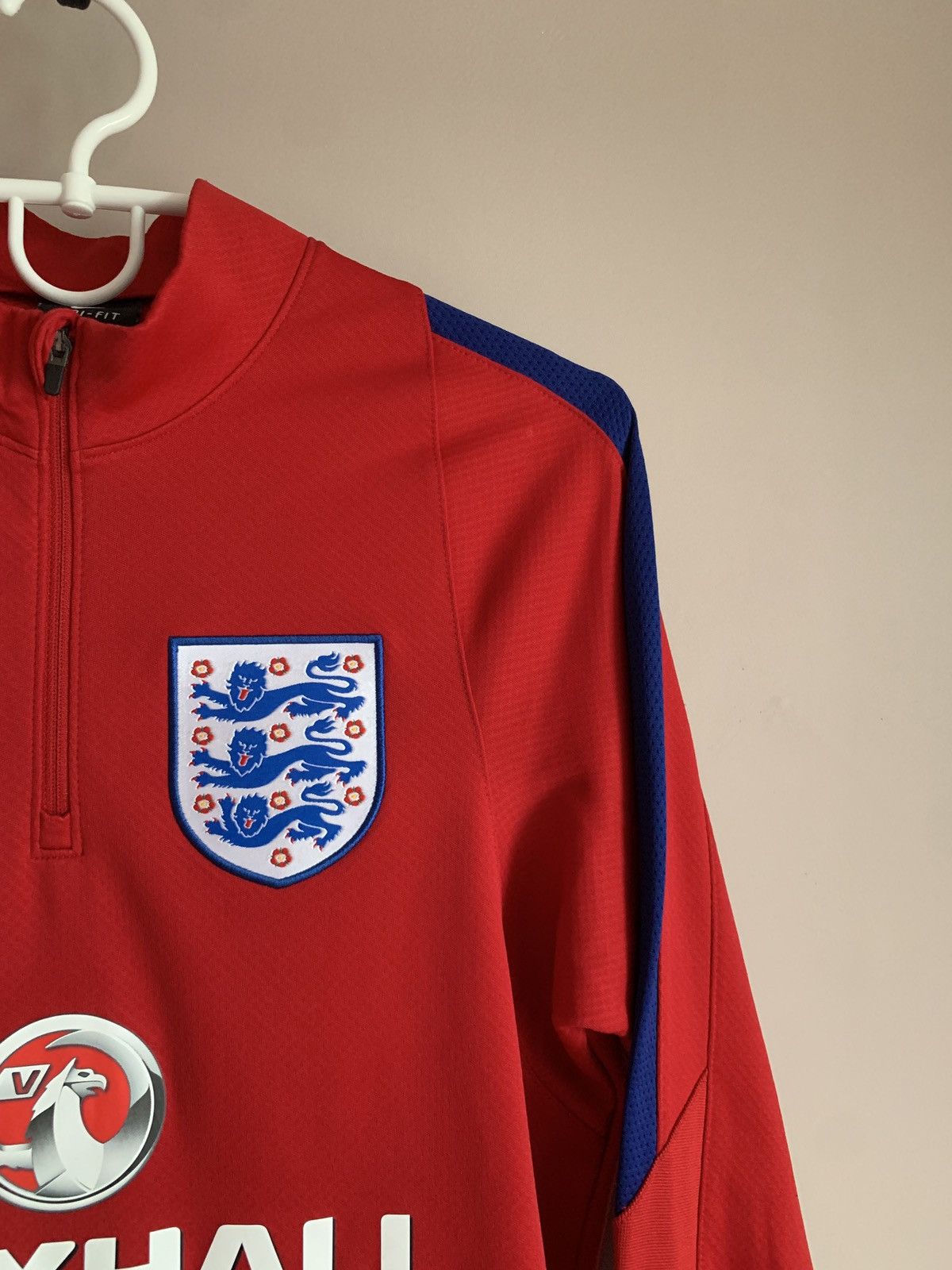 Nike England 1/3 Zip Football Sweatshirt Nike Soccer Size S Size US S / EU 44-46 / 1 - 4 Thumbnail