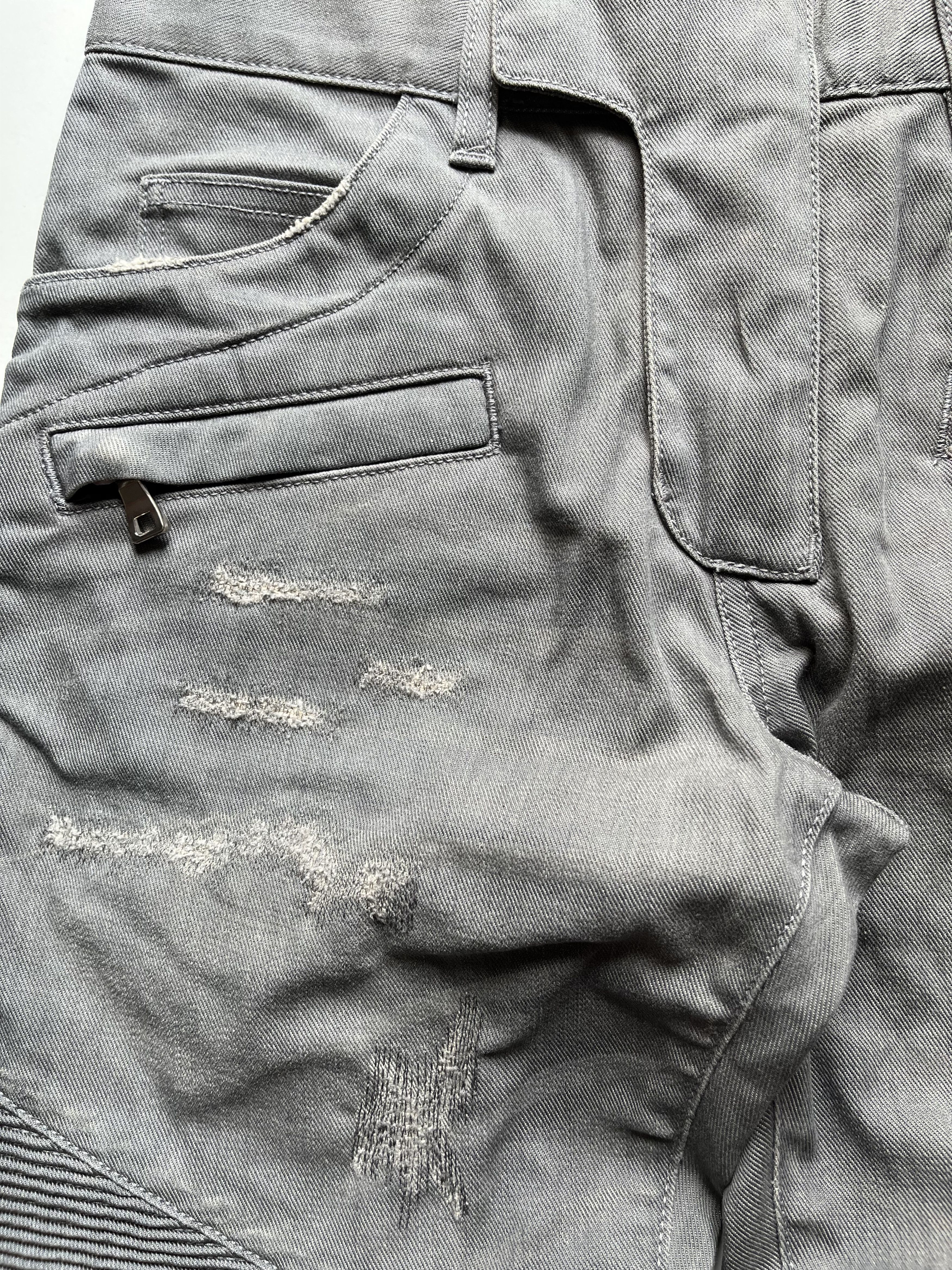 Balmain Balmain decarnin era distressed biker jeans Size US 29 - 6 Thumbnail