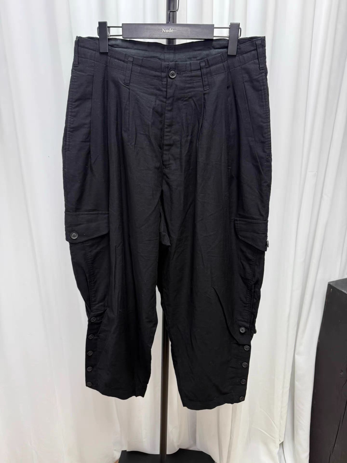 Yohji Yamamoto Yohji Yamamoto Zankyo Button Cargo Pants K20 Size US 31 - 1 Thumbnail