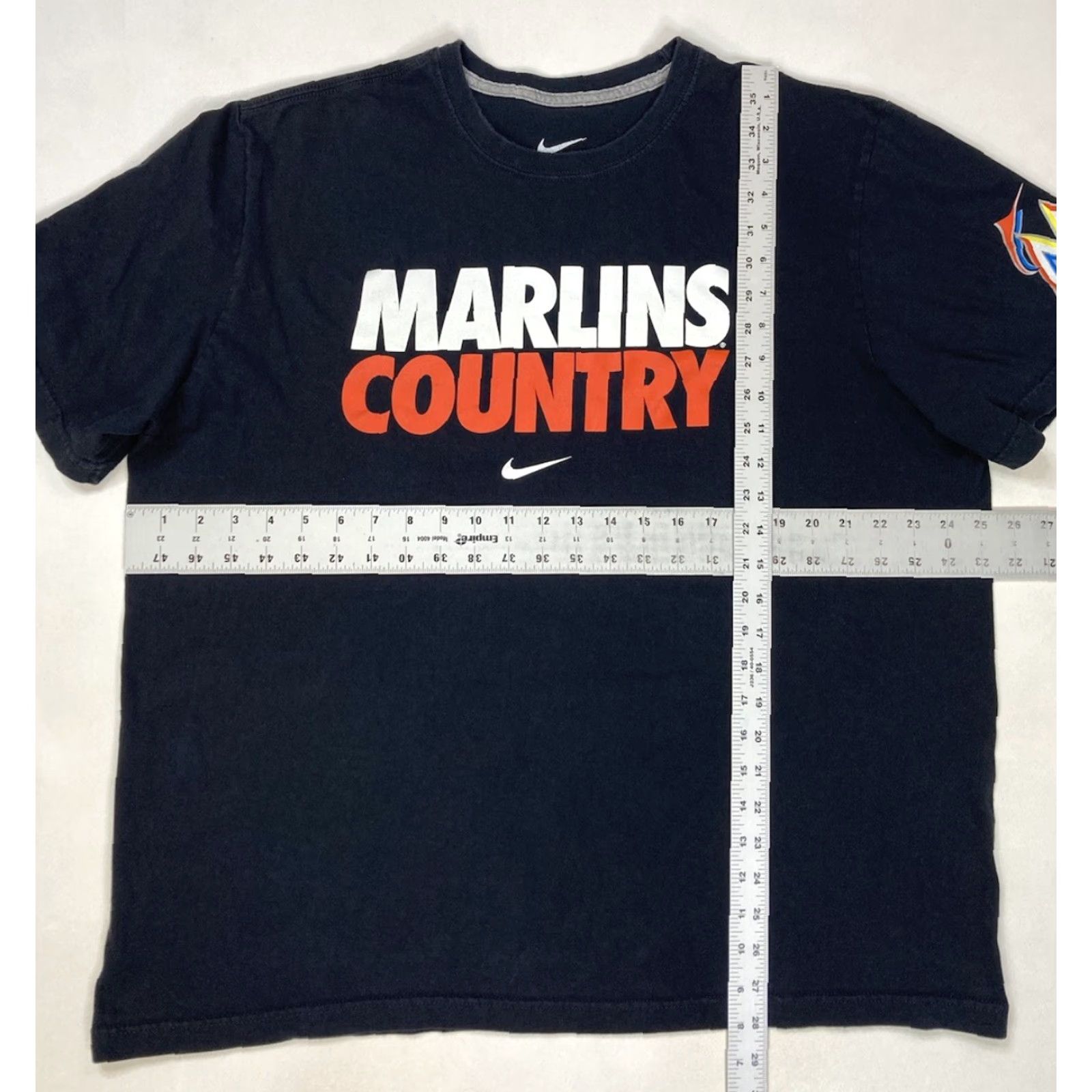 Nike Nike Miami Marlins Graphic T-shirt Men XXL Black Short Sleeve Size US XXL / EU 58 / 5 - 6 Thumbnail