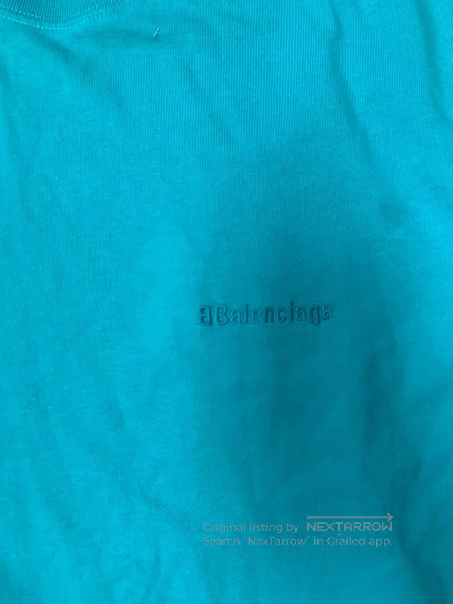 Balenciaga Balenciaga Logo Embroidered Loose T. Size M / US 6-8 / IT 42-44 - 3 Thumbnail