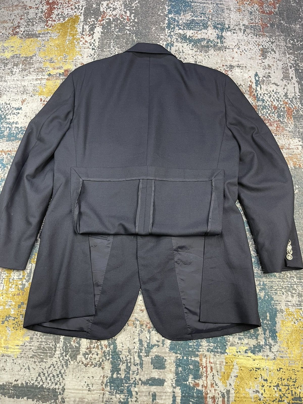 Burberry Burberry London Notch Single Breasted Double Slit Blazers Size US L / EU 52-54 / 3 - 8 Thumbnail