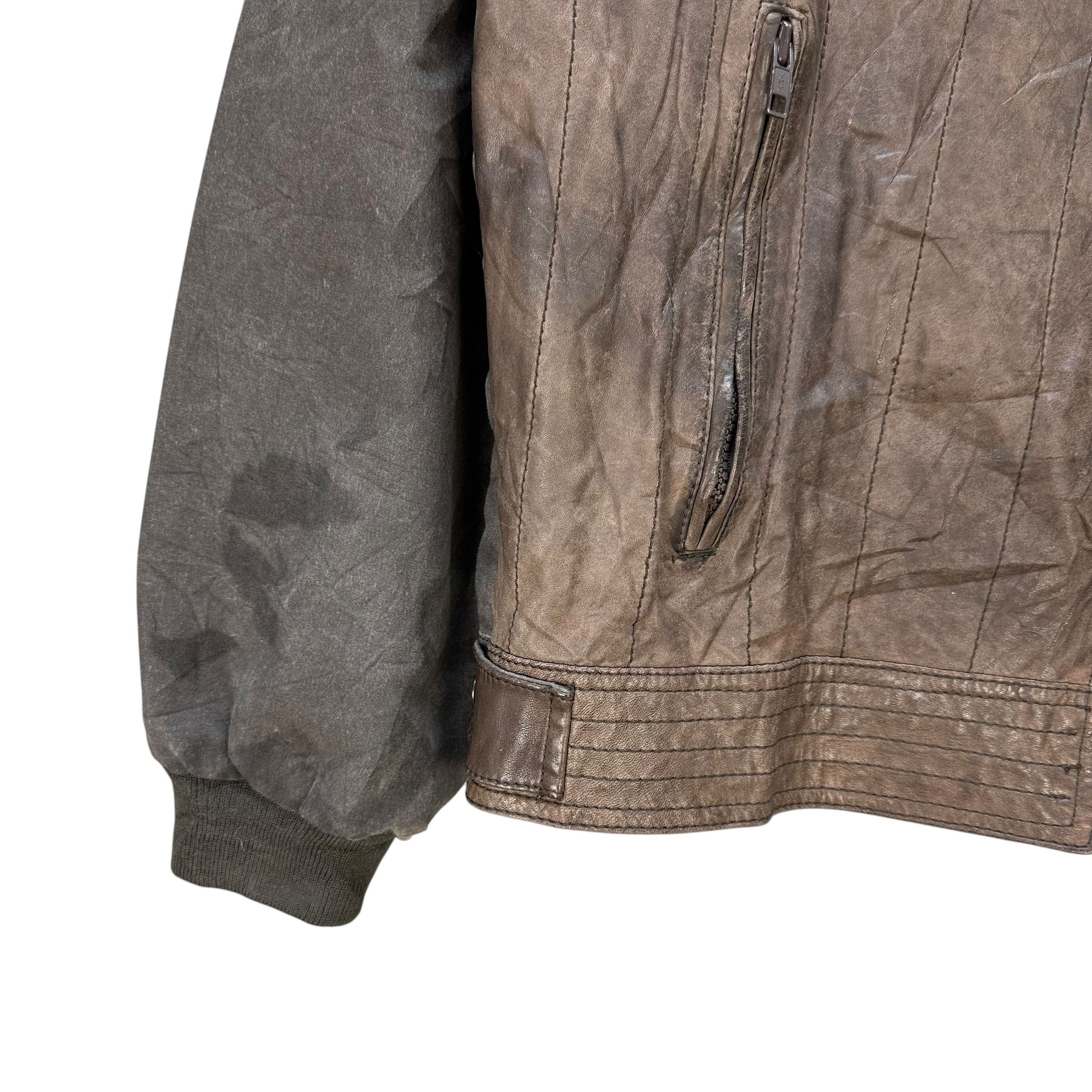 Genuine Leather Vintage 80’s Genuine Leather PRIVATE Vest Jacket #A71-1719 Size US L / EU 52-54 / 3 - 4 Thumbnail