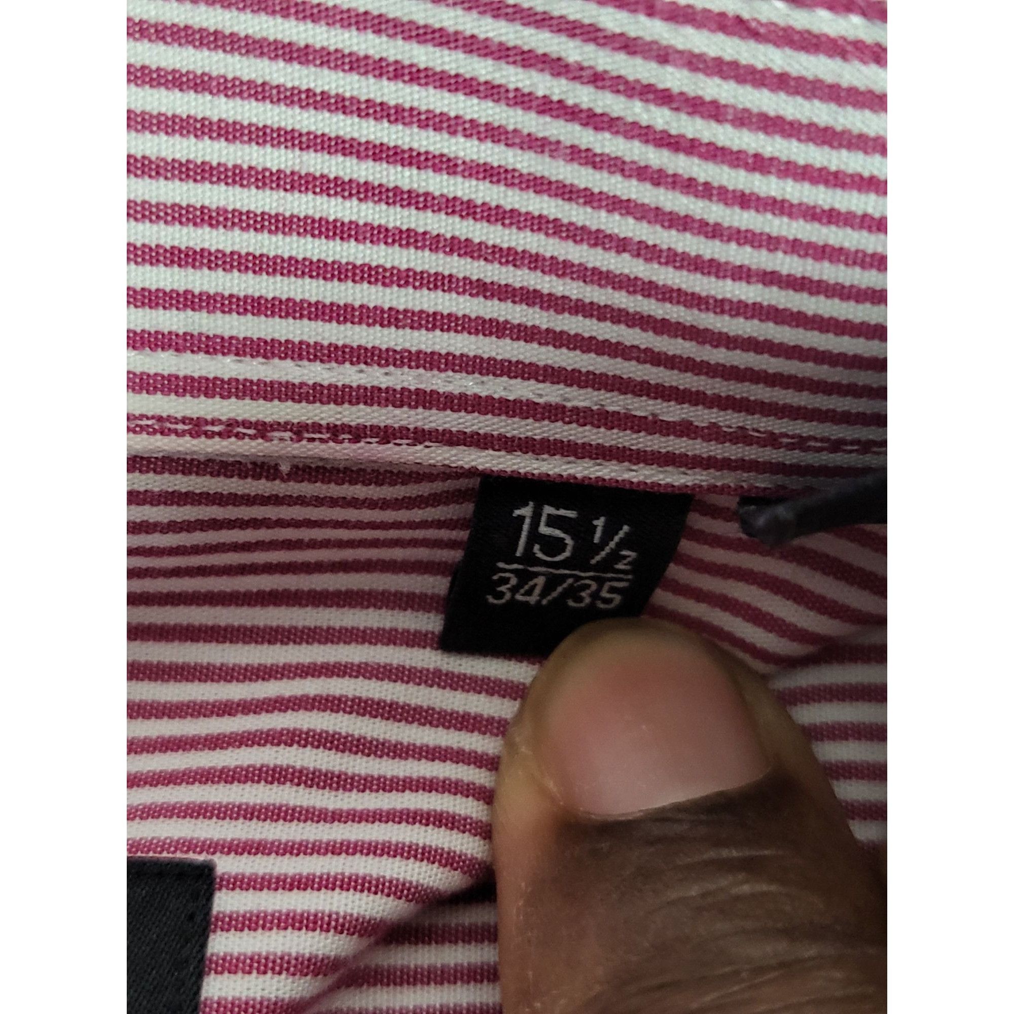Hugo Boss Boss Hugo Boss Sharp Fit Shirt Men Sz M Striped Red Candy Ca Size US M / EU 48-50 / 2 - 7 Thumbnail