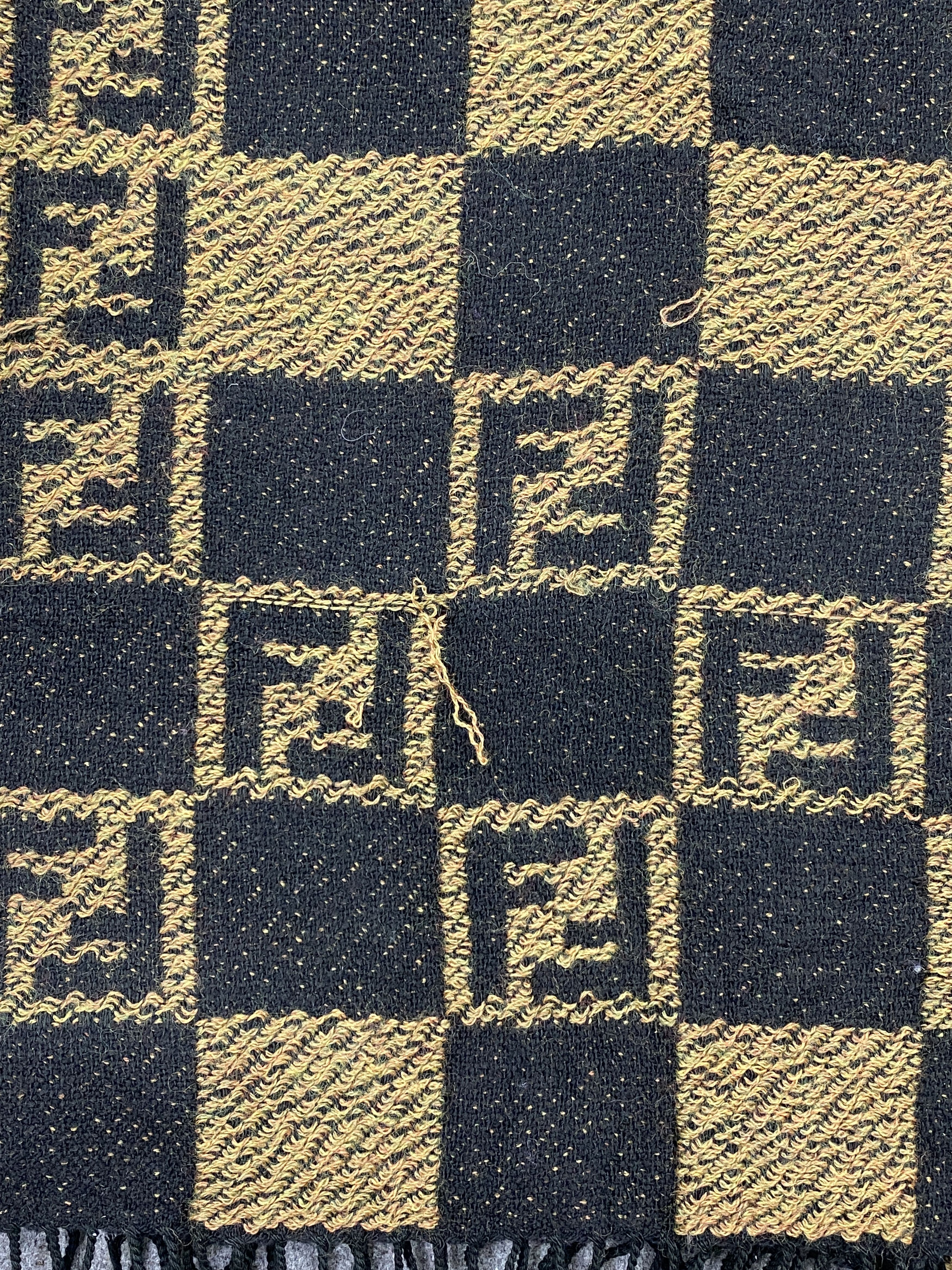 Fendi Fendi Monogram Muffler Fendi Scarf - SC0024 Size ONE SIZE - 4 Thumbnail