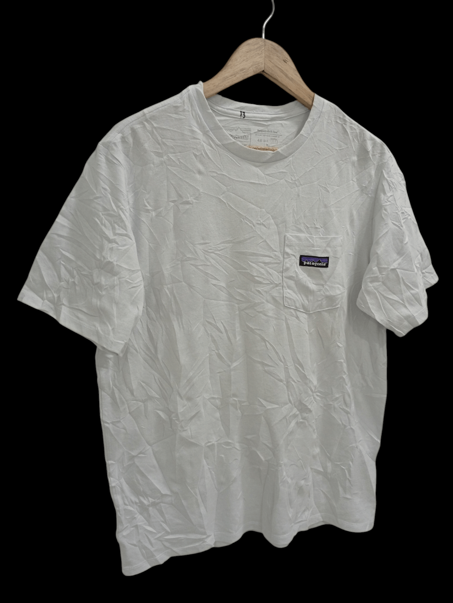 Patagonia 🔥🔥Patagonia Spellout Logo Pocket T-Shirt Size US M / EU 48-50 / 2 - 2 Thumbnail