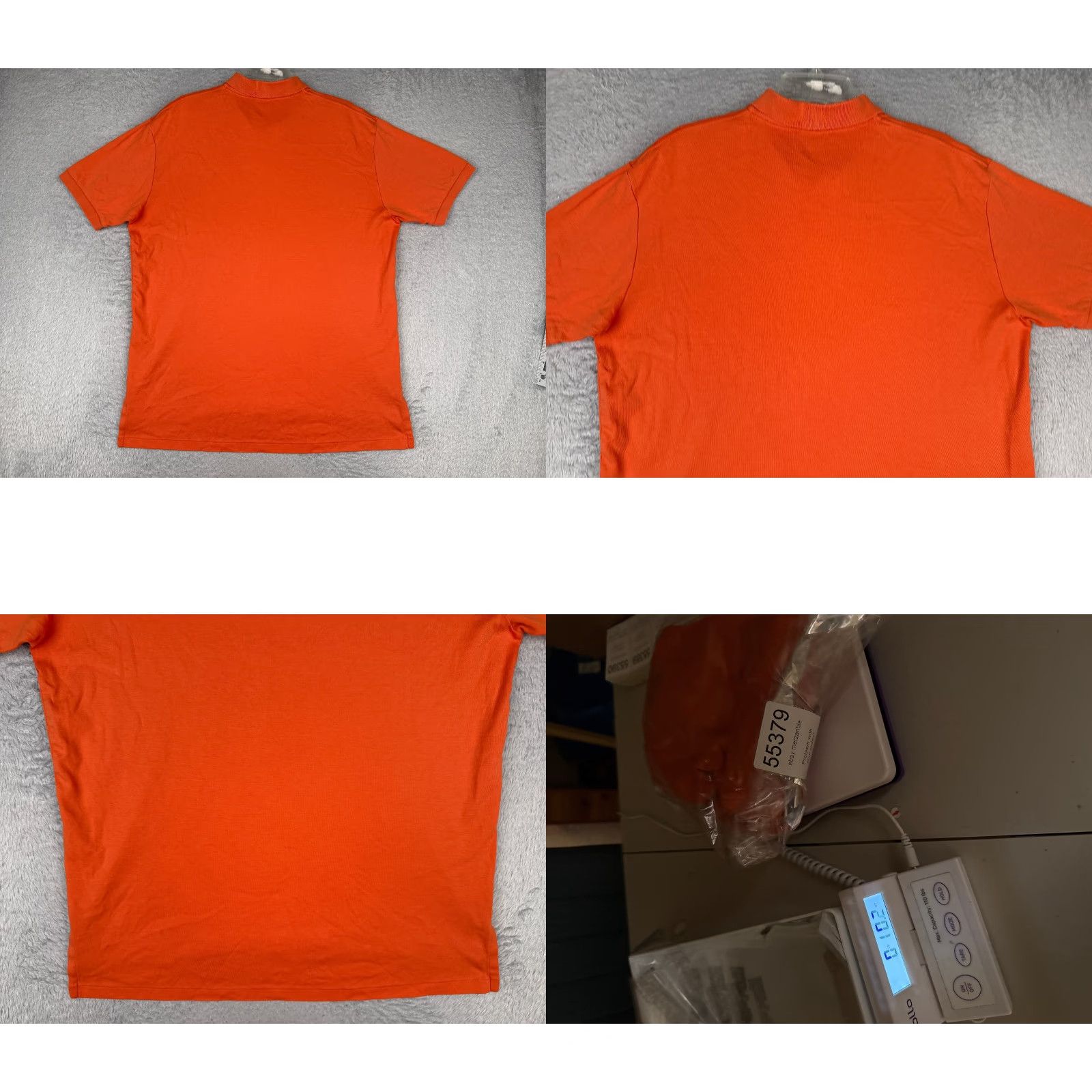 Ralph Lauren VINTAGE Ralph Lauren Polo Shirt Mens Large Orange Short Sleeve Cotton Polo Shirt Size US L / EU 52-54 / 3 - 9 Thumbnail