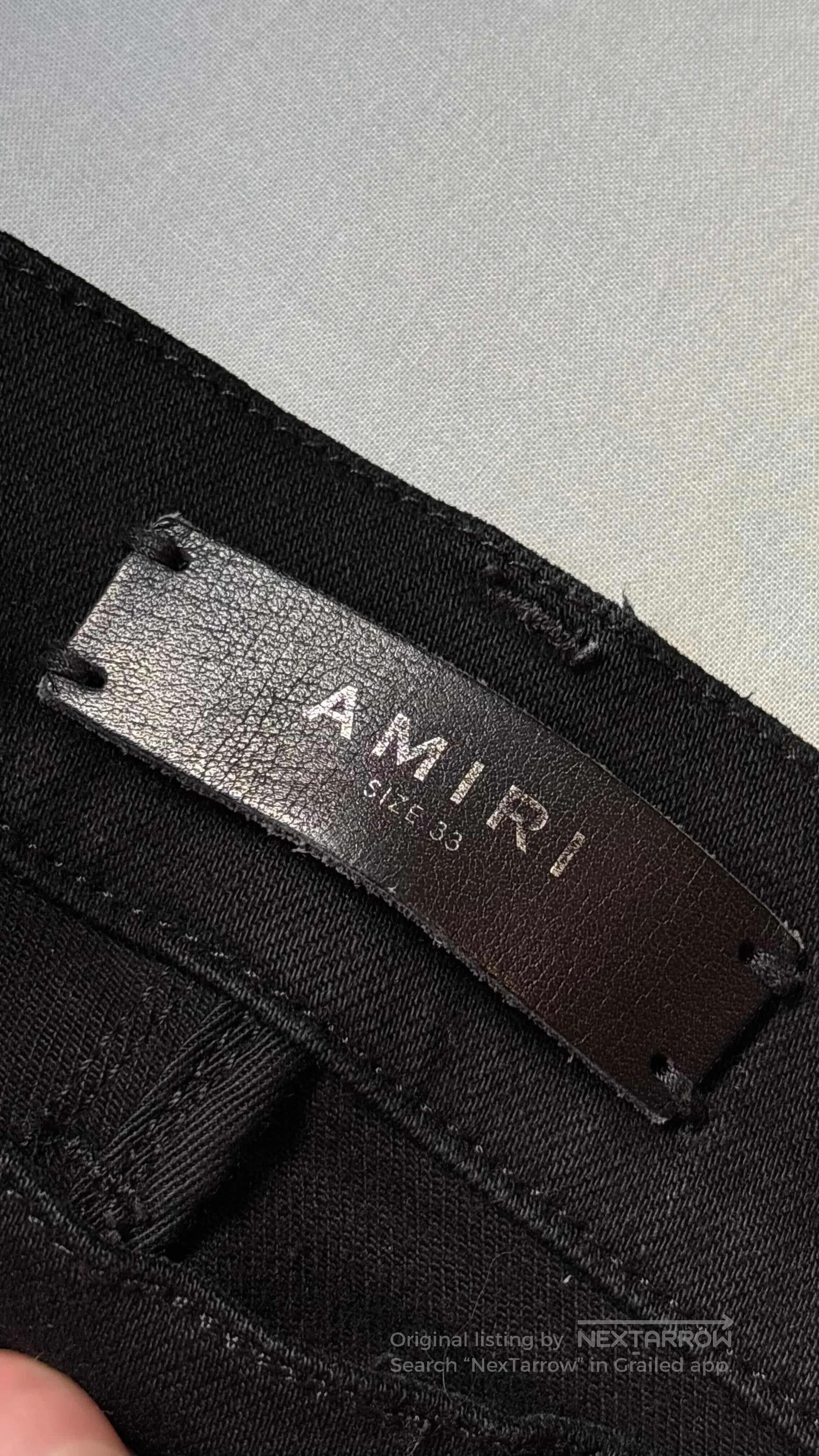 Amiri Amiri MX1 Snake Patch Jeans . Size US 33 - 8 Thumbnail