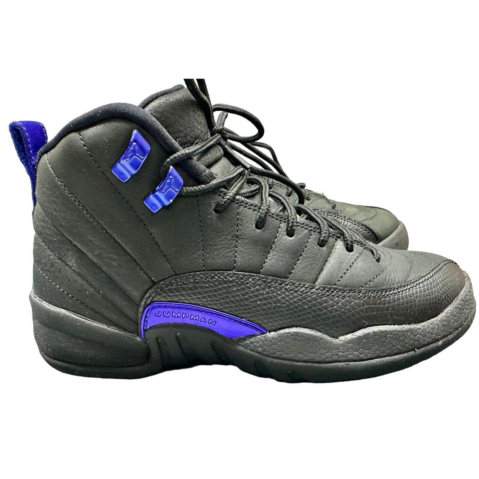 Size 5.5y -‎ (GS) Air Jordan 12 Retro Dark Concord (DH0905-005) Air Jordan 12 Black Dark Concord 6Y Used OG | Mercari main image 4