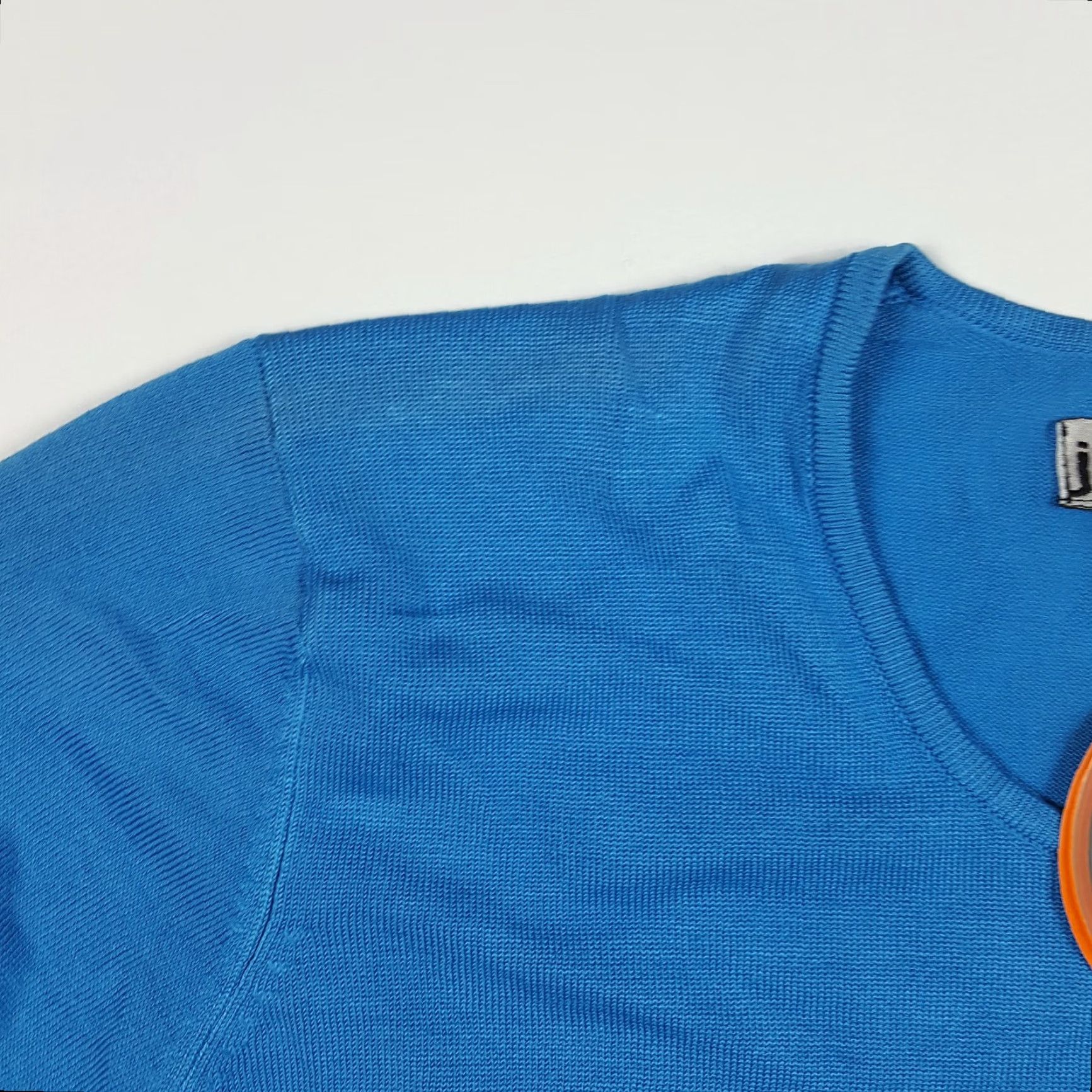 Vintage VINTAGE Jamie Sadock Blue Silk Knit Women's Small Short Sleeve Golf Outdoor Shirt Top Size S / US 4 / IT 40 - 4 Thumbnail