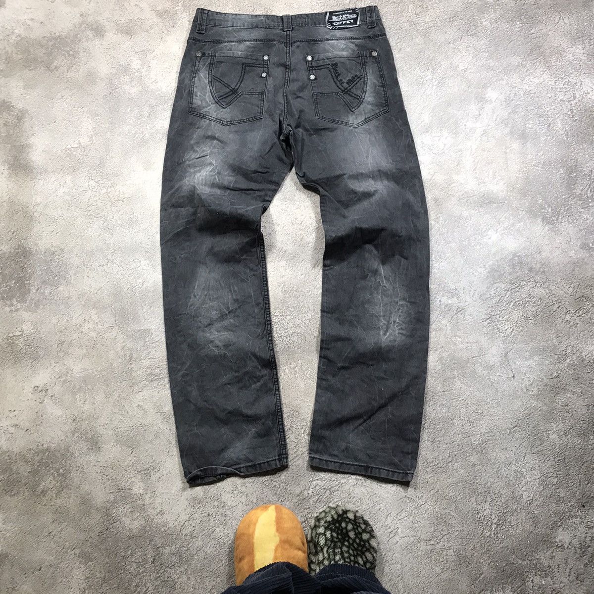 Vintage Vintage 90s Distressed Baggy Jeans Grunge Skate Aesthetic 34 Size US 34 / EU 50 - 4 Thumbnail