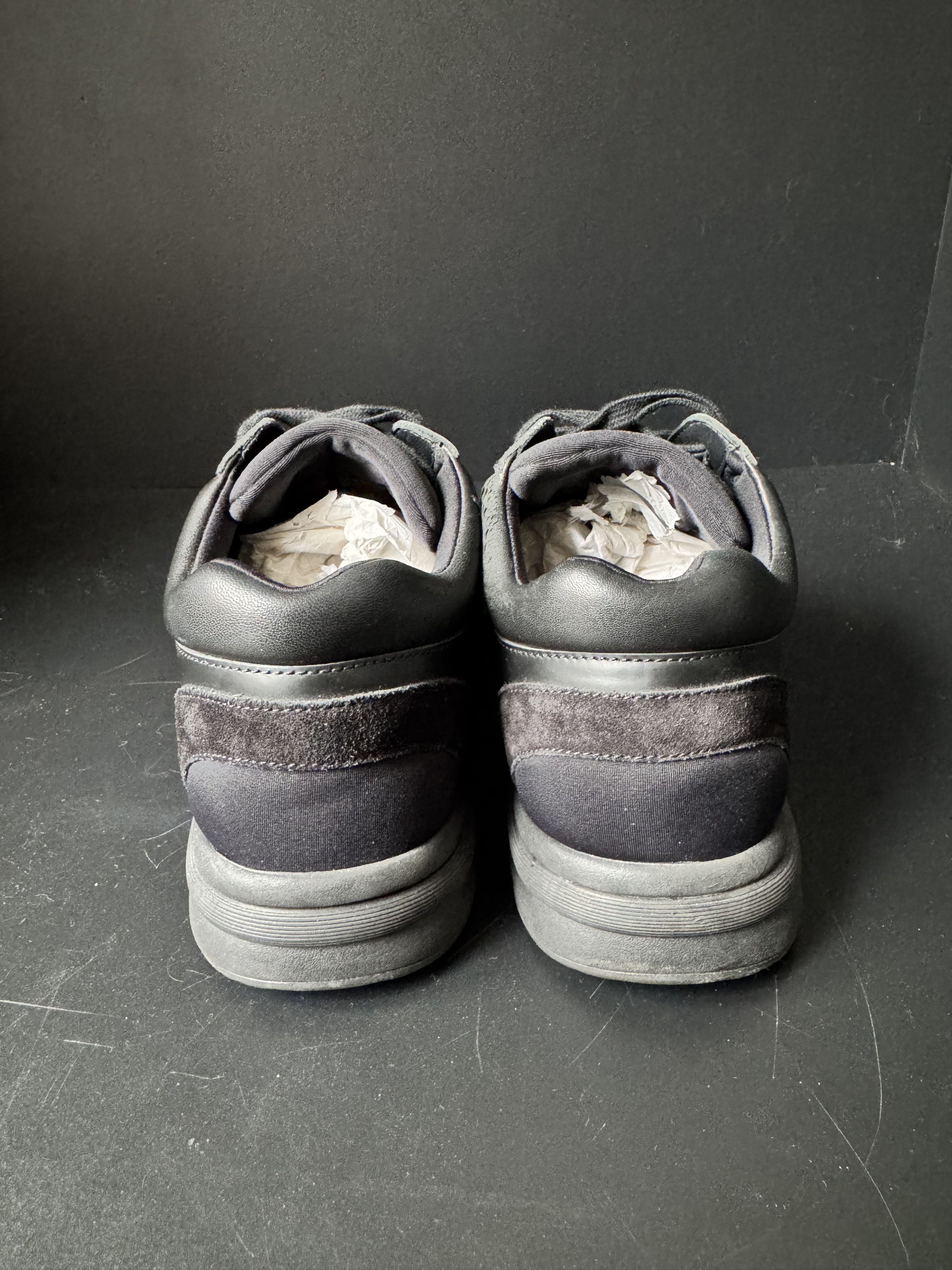 Chanel CC Logo Trainer Sneaker Black, view 5
