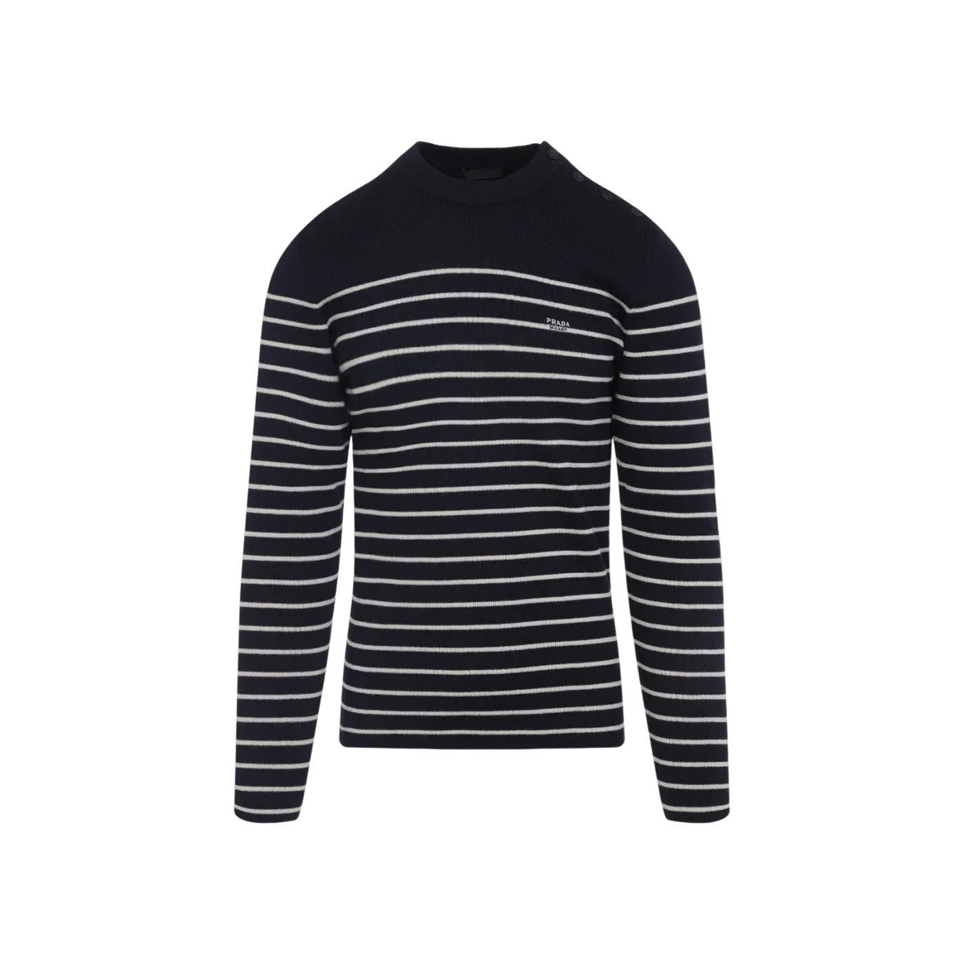 Prada PRADA Blue Wool Sweater New & Authentic (Men's size:M;) Size US M / EU 48-50 / 2 - 1 Thumbnail
