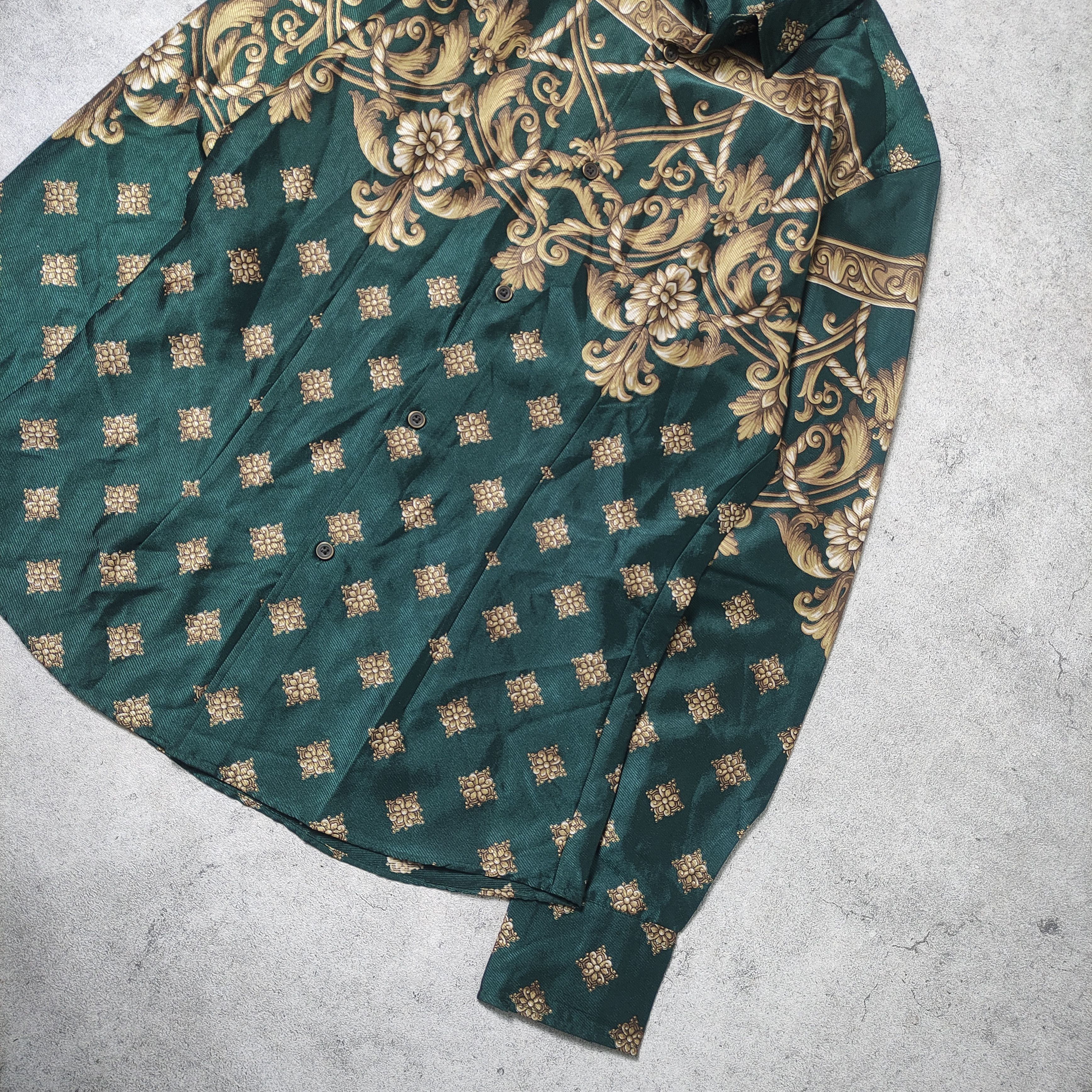 If Six Was Nine × Le Grande Bleu (L.G.B.) × Tornado Mart Tornado Mart Silk Japanese Brand Size US L / EU 52-54 / 3 - 7 Thumbnail