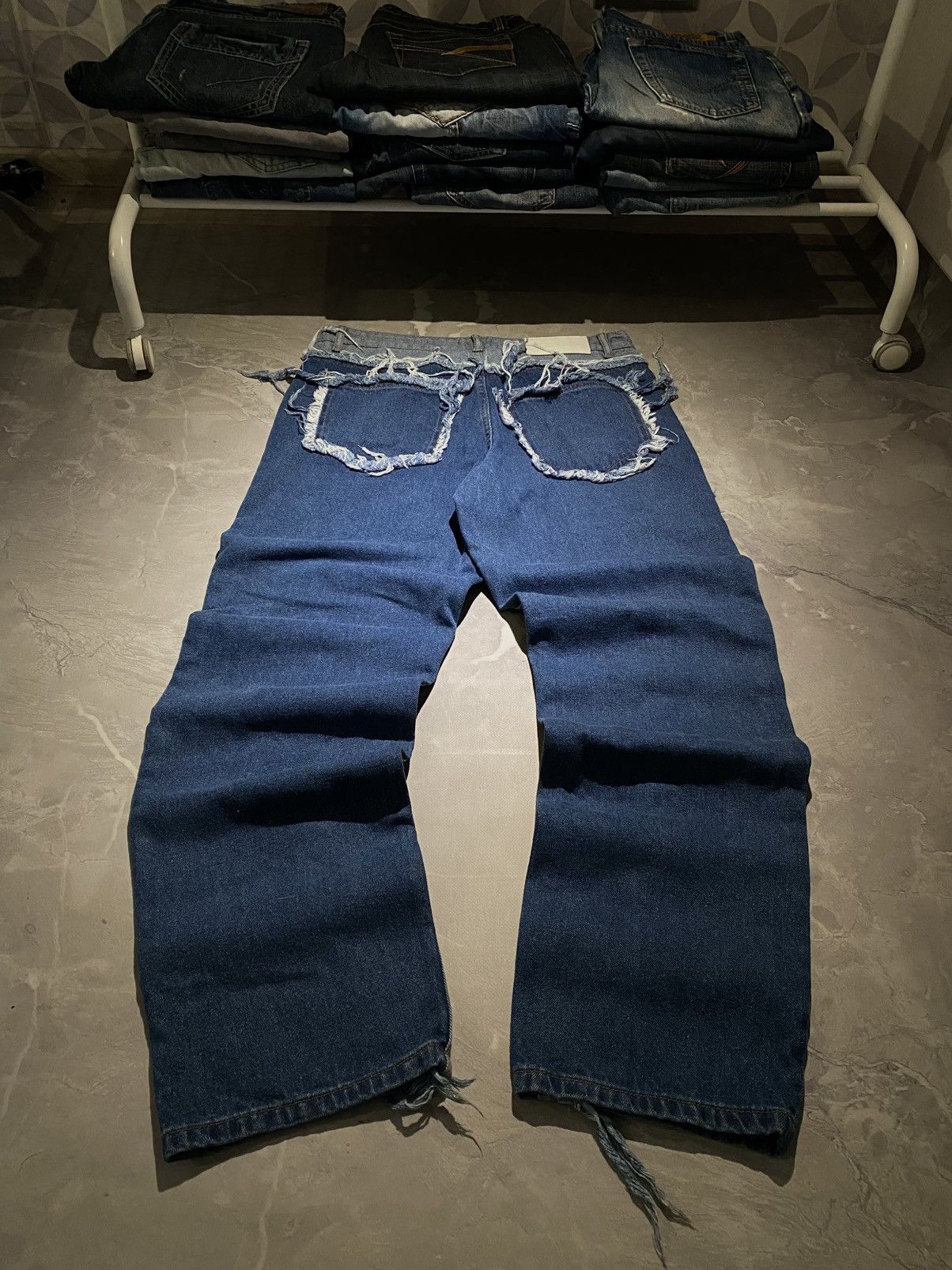 Japanese Brand Designer Archive Japanese Distressed Jean/ Number Nine Style Size US 32 / EU 48 - 2 Thumbnail