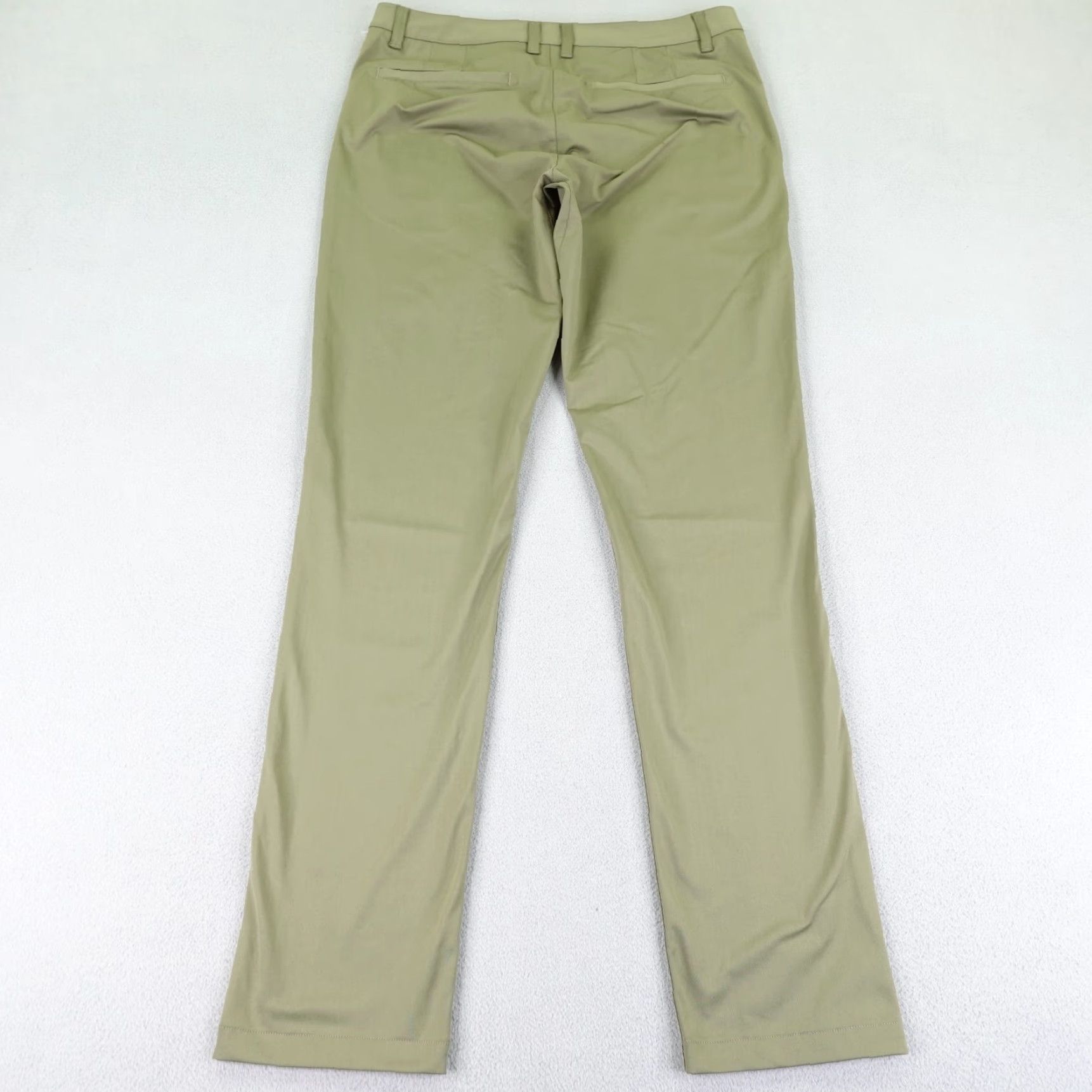 Rhone Rhone Pants Mens 33 Green Slim Straight Chino 33 In Inseam Regular Waist 34 Business Casual Travel Workwear Size US 34 / EU 50 - 4 Thumbnail