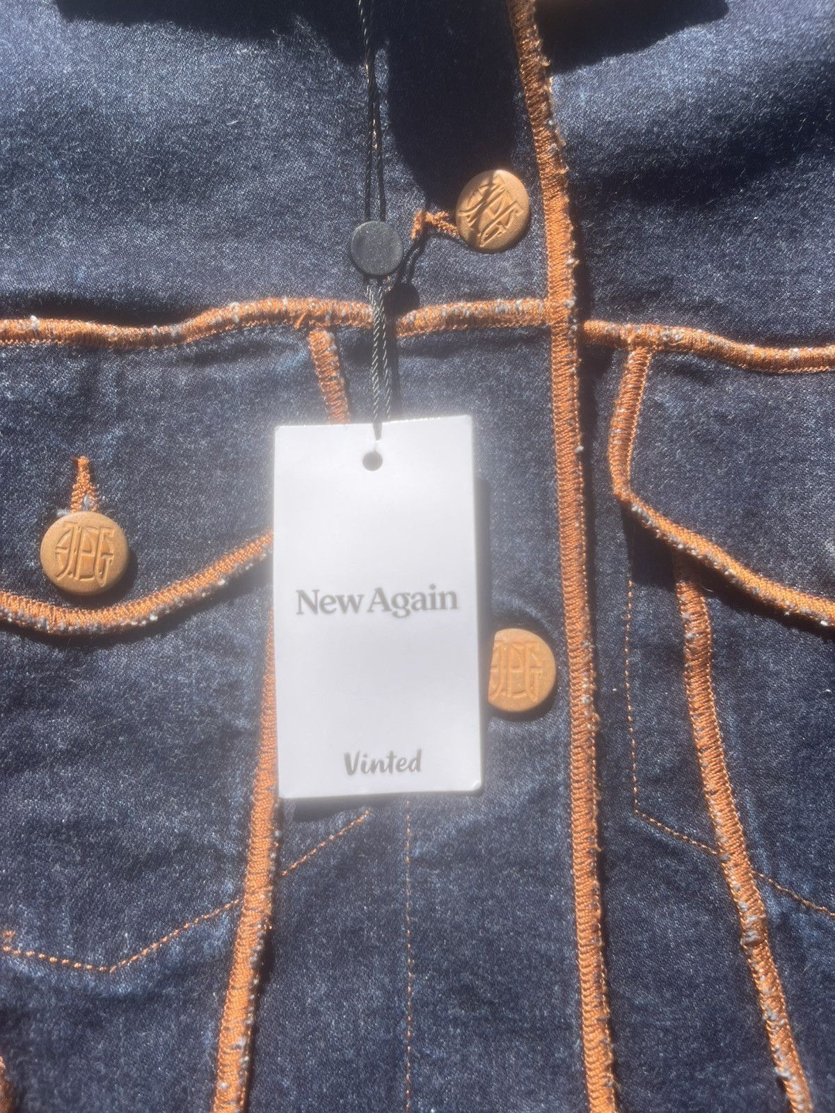 Jean Paul Gaultier Jean Paul Gaultier Navy Brut Denim Jacket - Small Size S / US 4 / IT 40 - 6 Thumbnail