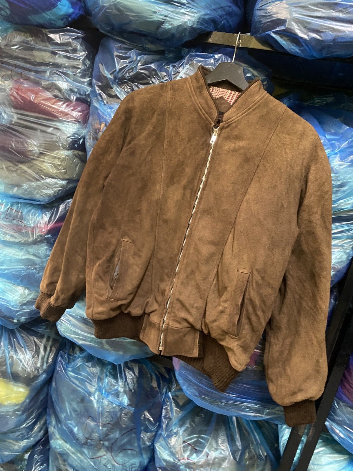 Japanese Brand Vintage 80s Eroica Tokyo Osaka Brown Suede Leather Bomber Size US M / EU 48-50 / 2 - 4 Thumbnail