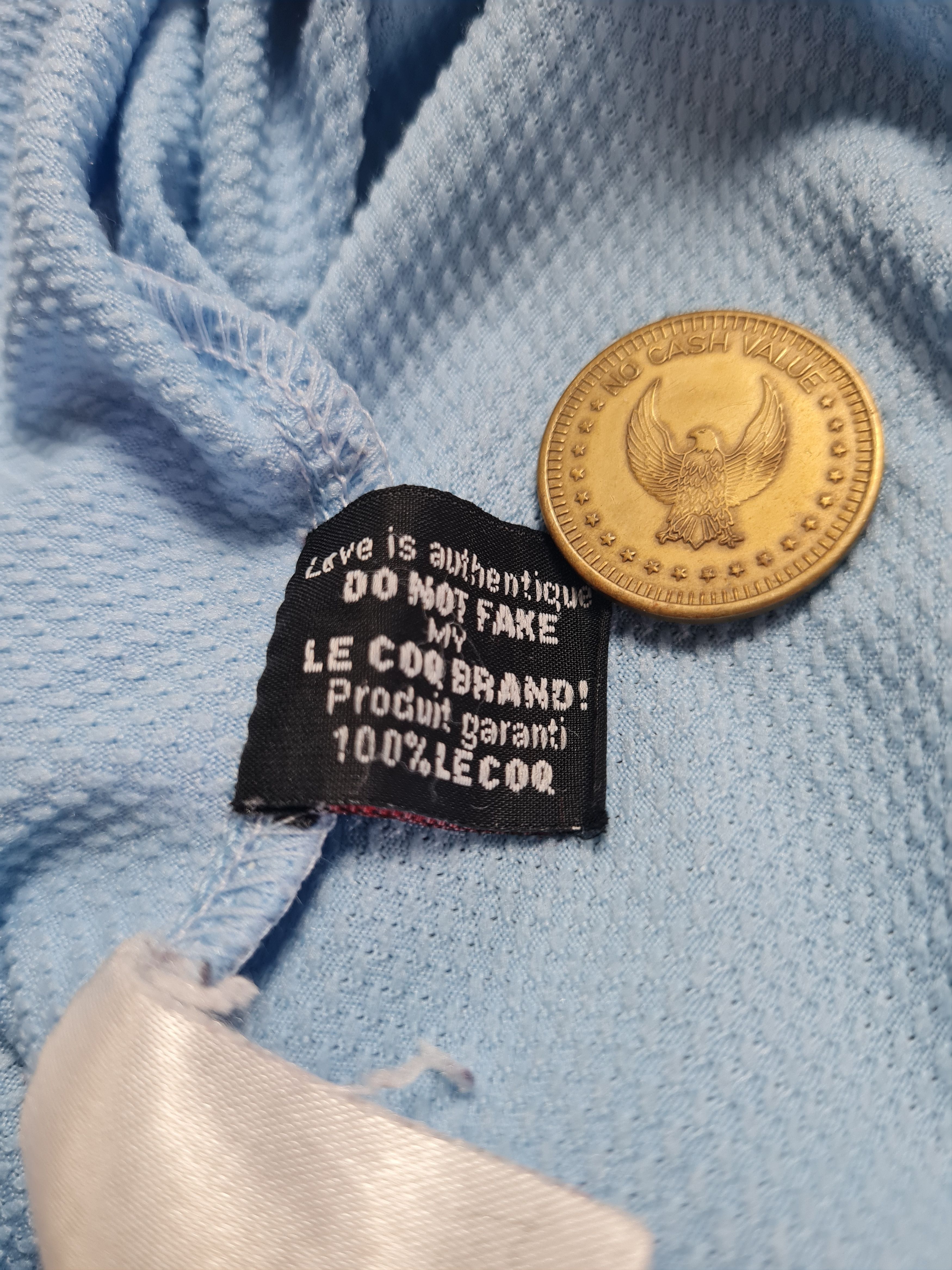 Le Coq Sportif Manchester City 08/09 #2 Richards Le Coq Sportif Thomas Cook Size US XL / EU 56 / 4 - 20 Thumbnail