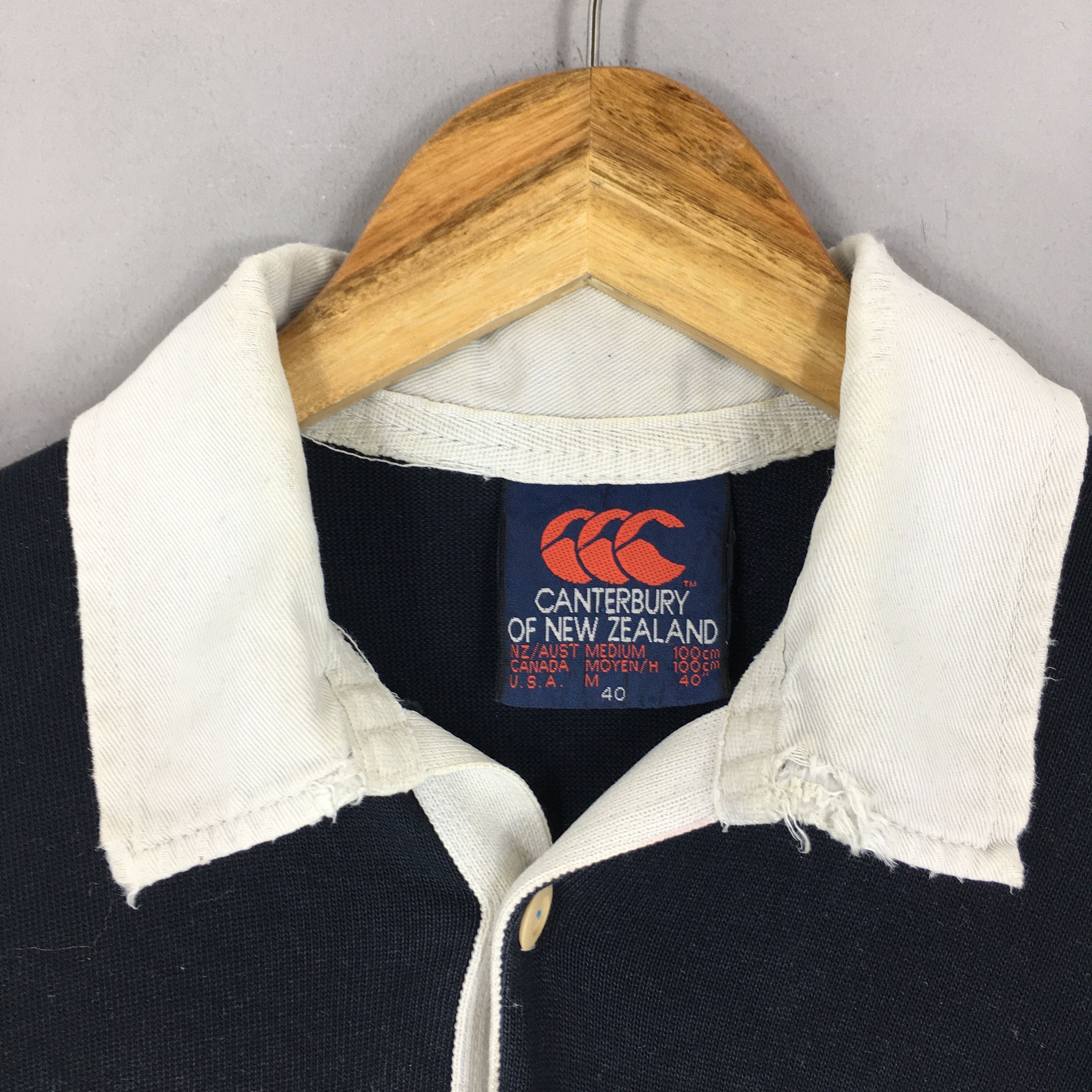 Canterbury of New Zealand Vintage Canterbury Of New Zealand All Blacks Rugby Shirt M Size US M / EU 48-50 / 2 - 4 Thumbnail