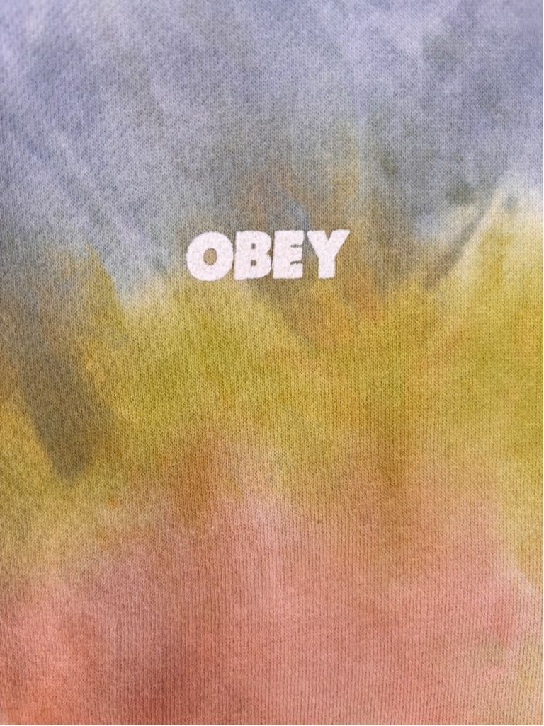 Obey Men's Obey Tie Dye Crewneck Sweatshirt Size L Size US XL / EU 56 / 4 - 8 Thumbnail