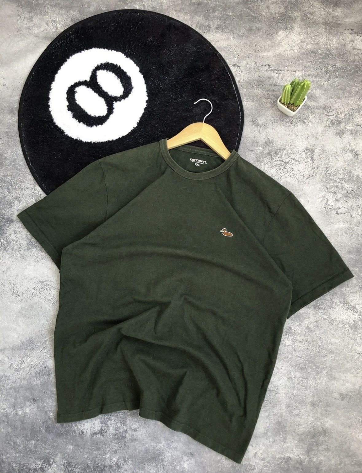 Carhartt CARHARTT Streetwear Mini Duck Logo Hype Navy Green Owersized Size US XXL / EU 58 / 5 - 1 Thumbnail