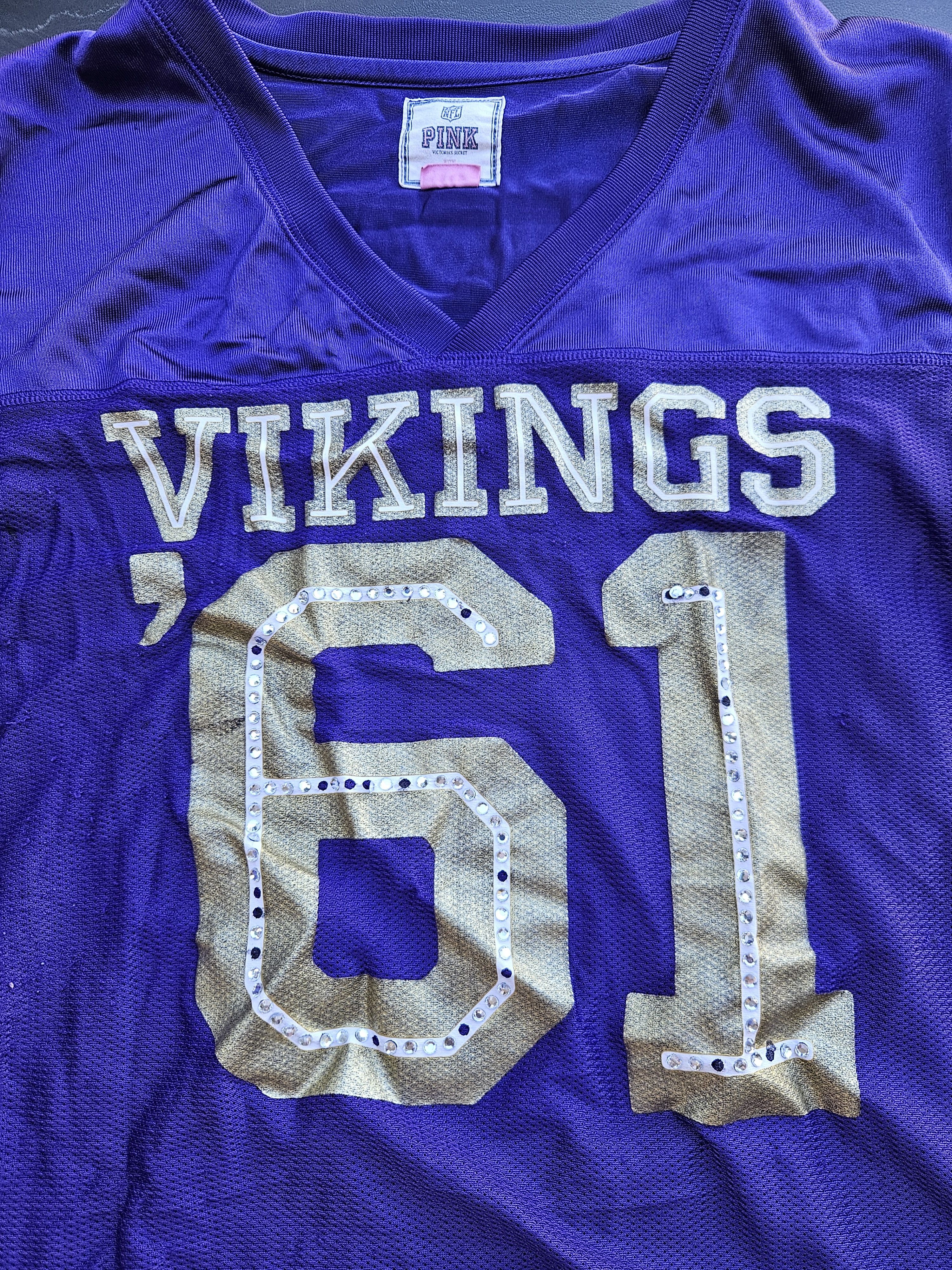 Pink NFL X Pink Y2K Minnesota Vikings Jersey Size S / US 4 / IT 40 - 4 Thumbnail