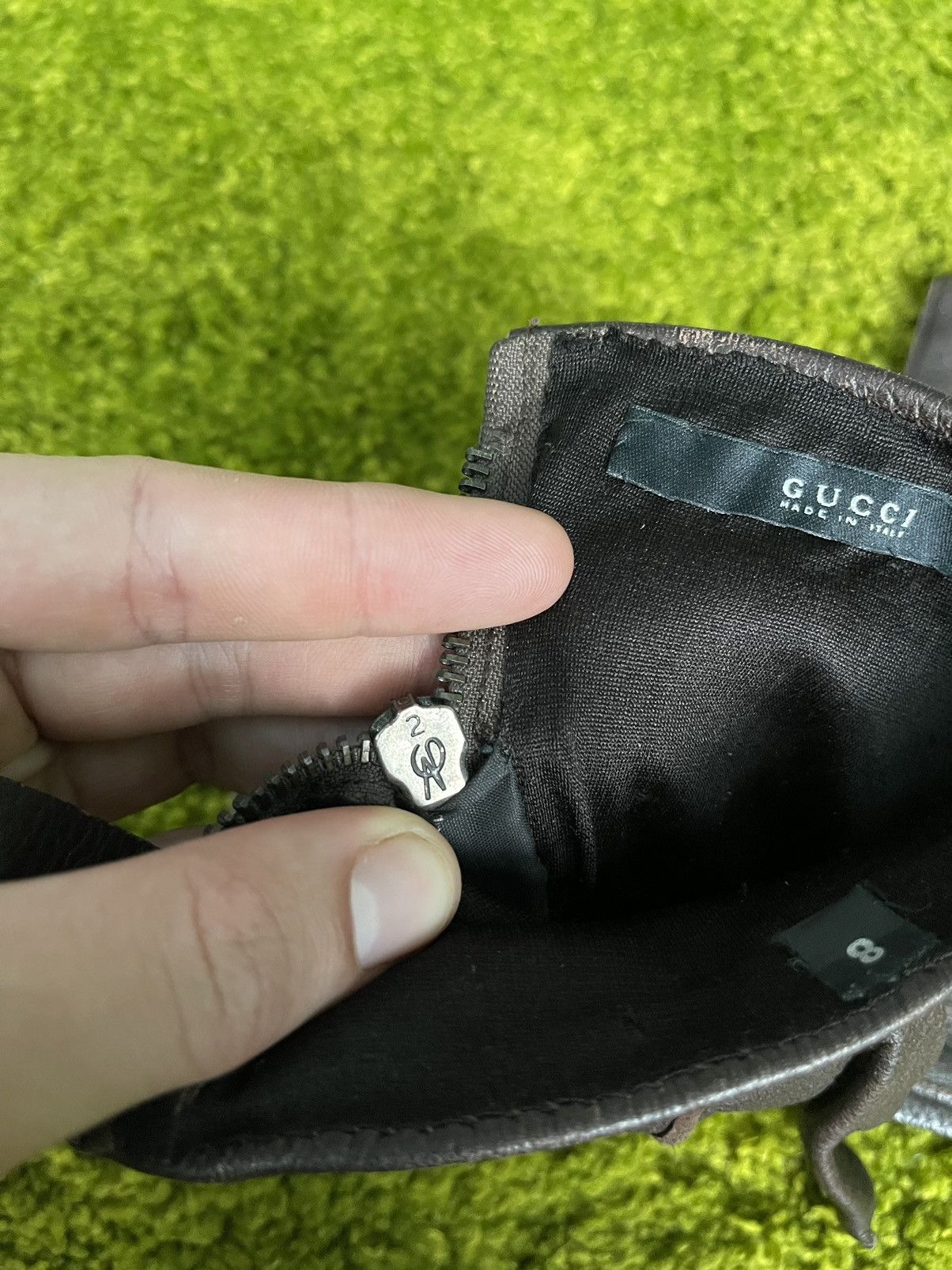 Gucci × Tom Ford Gucci archive real leather gloves Size 32 - 12 Thumbnail