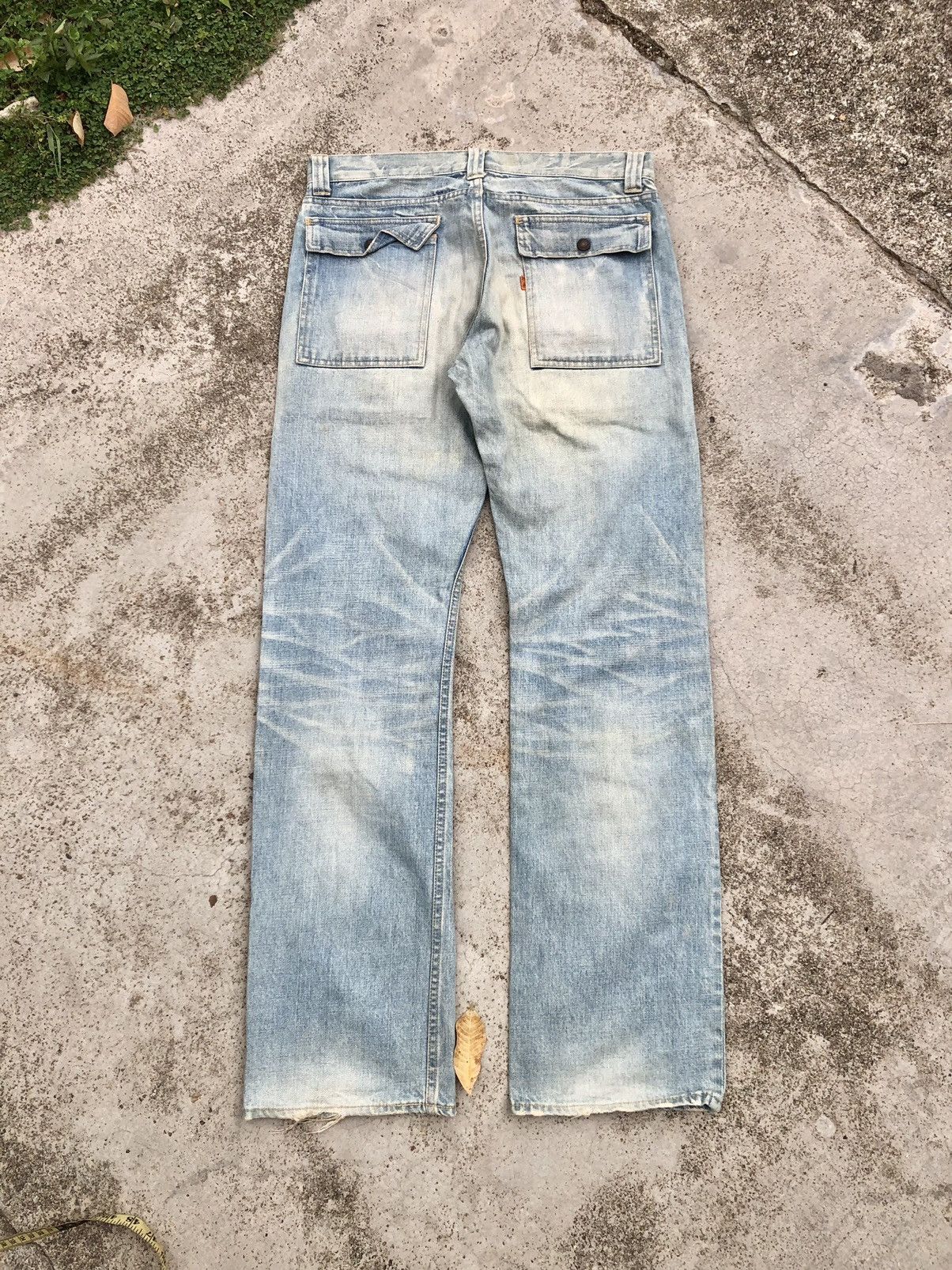 Japanese Brand VINTAGE RUSTY BLUE GO WEST BUSHPANT JEANS Size US 34 / EU 50 - 5 Thumbnail