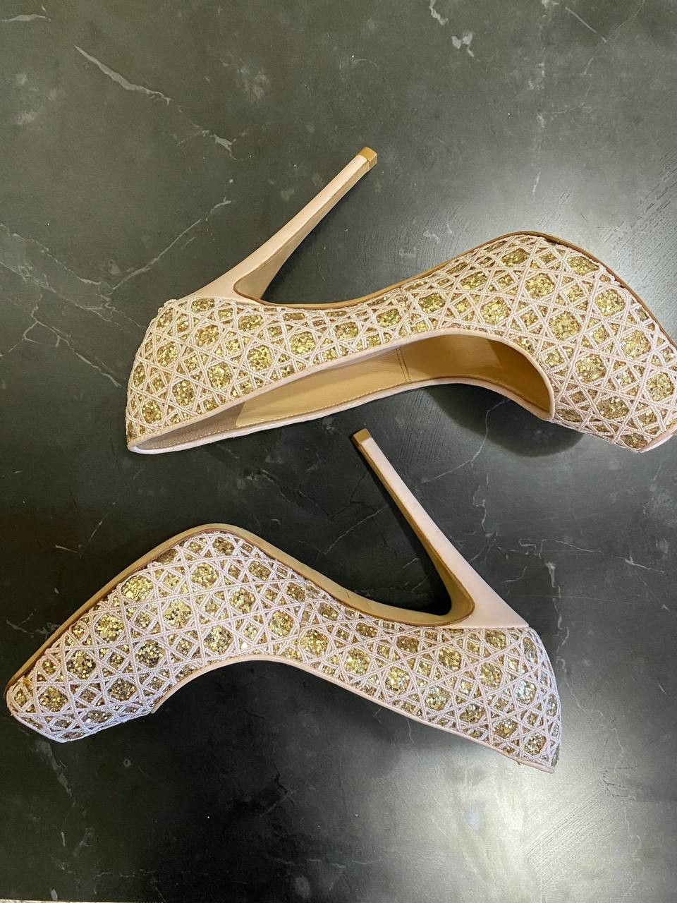 Giuseppe Zanotti Authentic Giuseppe Zanotti embroidered pump heels Size US 9.5 / IT 39.5 - 7 Thumbnail