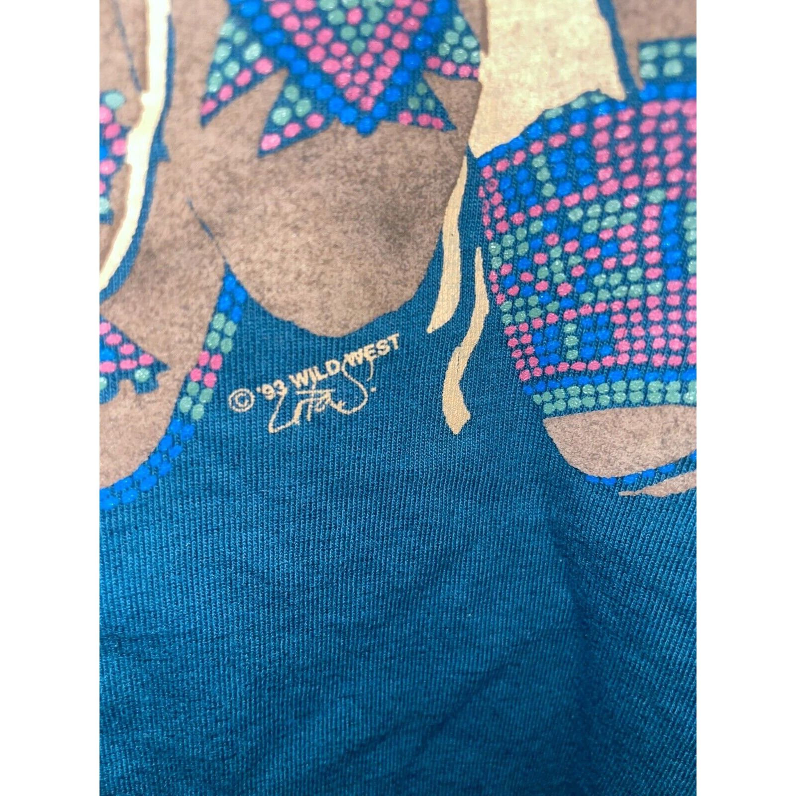 Jerzees Vintage Cherokee Native American Shirt Indian Tee VTG 90s L Size US L / EU 52-54 / 3 - 6 Thumbnail