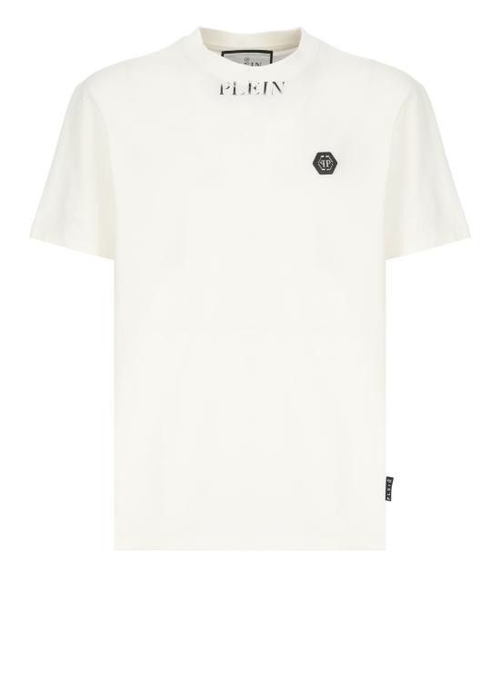 Philipp Plein PHILIPP PLEIN Men T-Shirts PAECMTK8252 PJY002N01OF White Size US XL / EU 56 / 4 - 1 Thumbnail