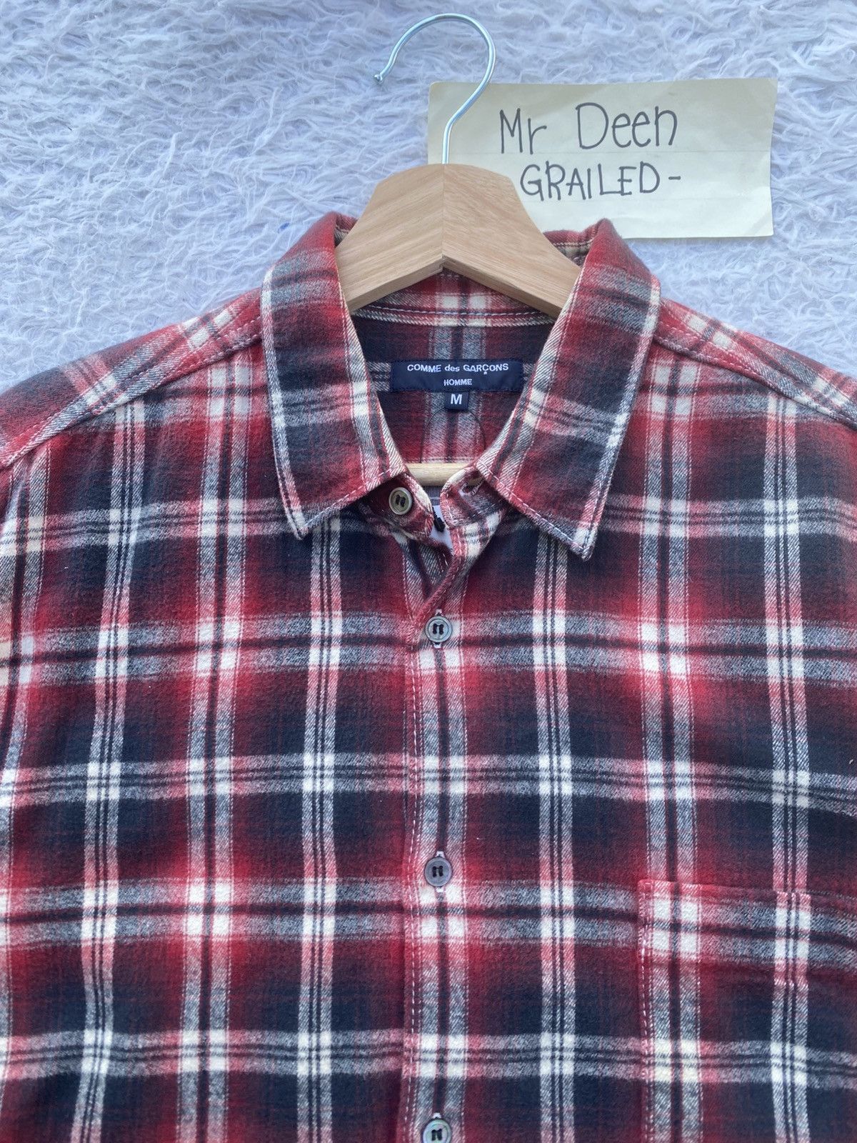 Comme des Garcons Homme Rare Comme Des Garcons Homme Longsleeve Flannel Size US M / EU 48-50 / 2 - 8 Thumbnail
