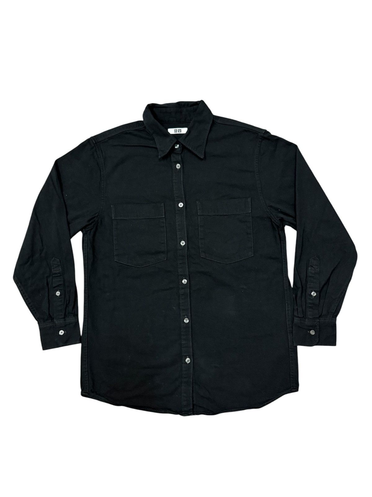 Uniqlo Uniqlo Button Up Black Shirt Size US S / EU 44-46 / 1 - 1 Thumbnail