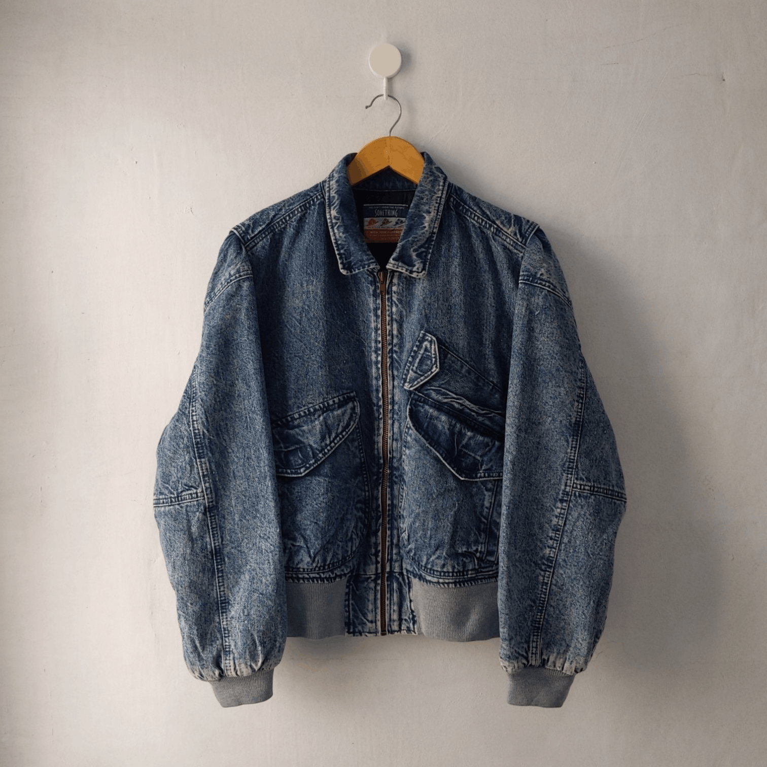 Edwin Vintage 90s Something Denim Jacket by Edwin Size US L / EU 52-54 / 3 - 2 Thumbnail