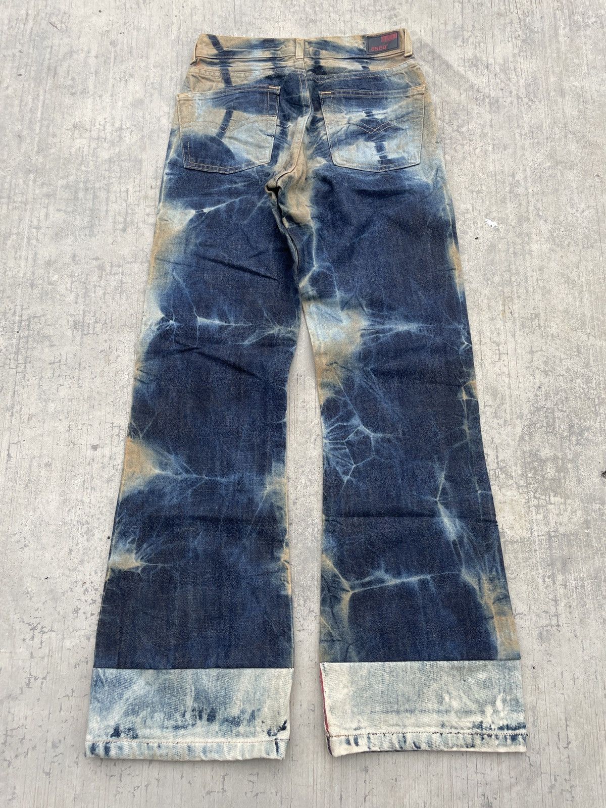 Japanese Brand ESED MUD WASH FLARE JEANS IFSIXWASNINE ARCHIVE PUNK Size 26" / US 2 / IT 38 - 1 Thumbnail