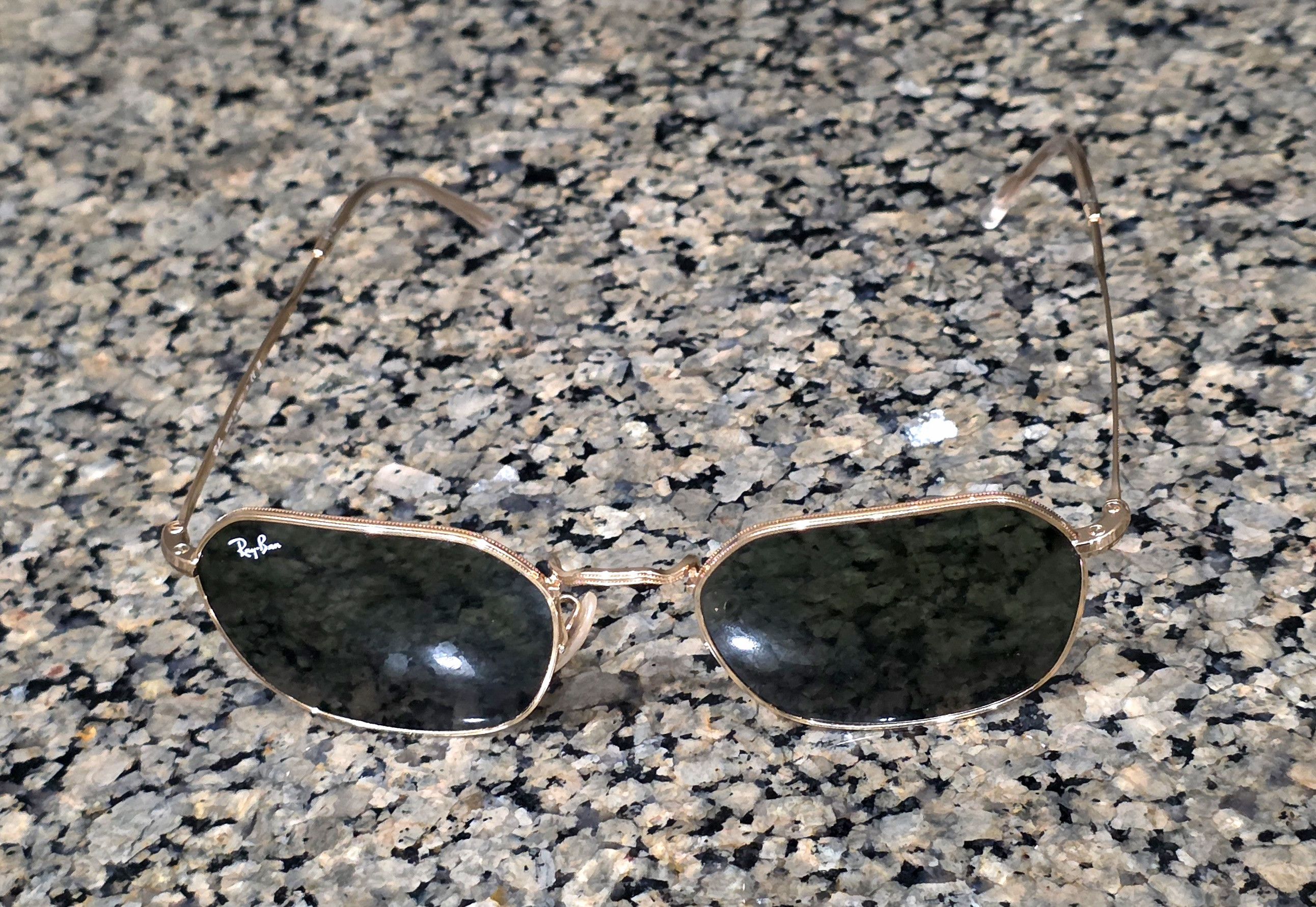 RayBan Ray-Ban Sunglasses RB3694 Jim 001/31 Gold Frames Size ONE SIZE - 2 Thumbnail