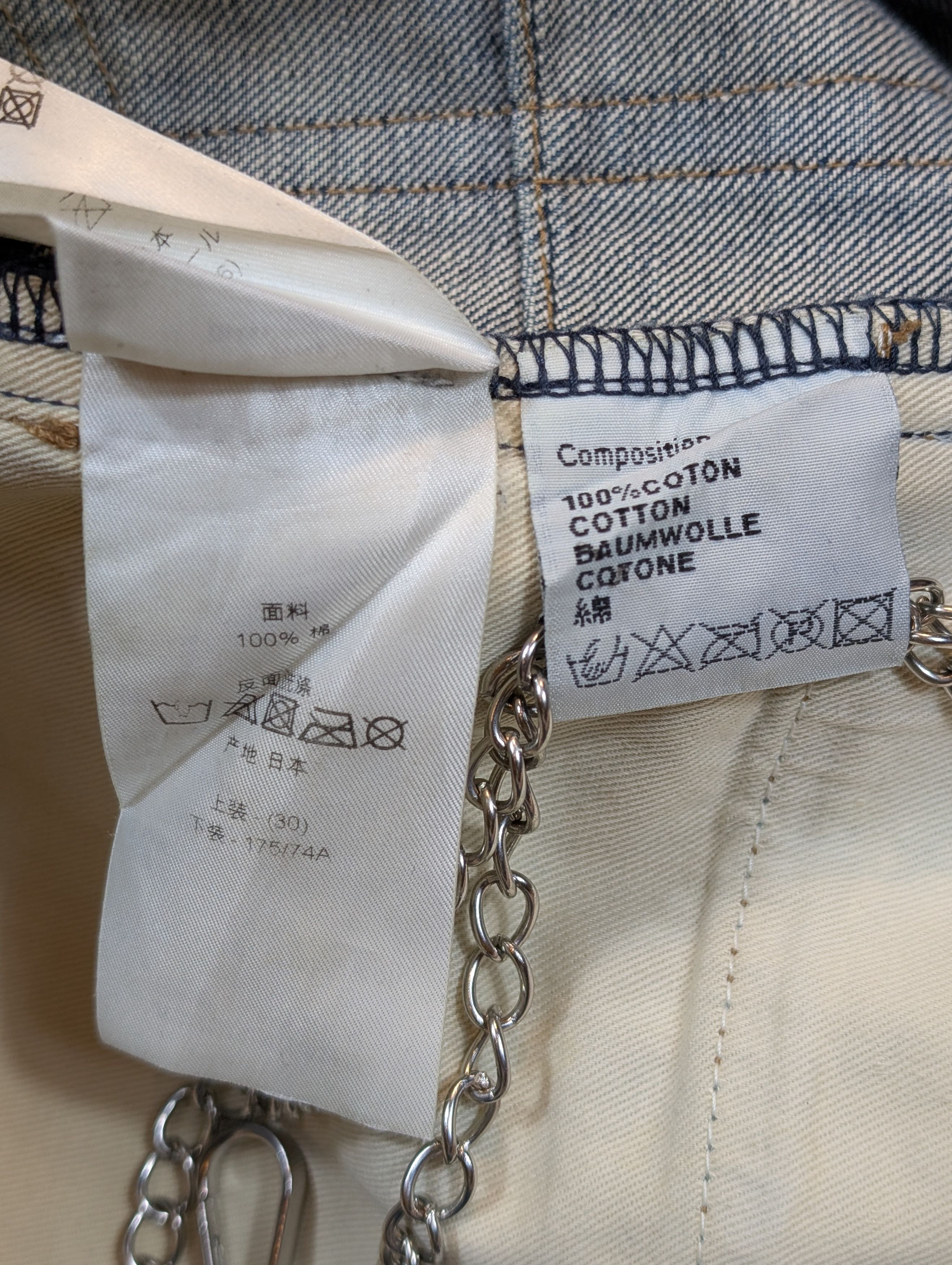 Dior Dior Homme "Coal" AW10 KVA Paint Splatter Indigo Jeans Size US 30 / EU 46 - 7 Thumbnail